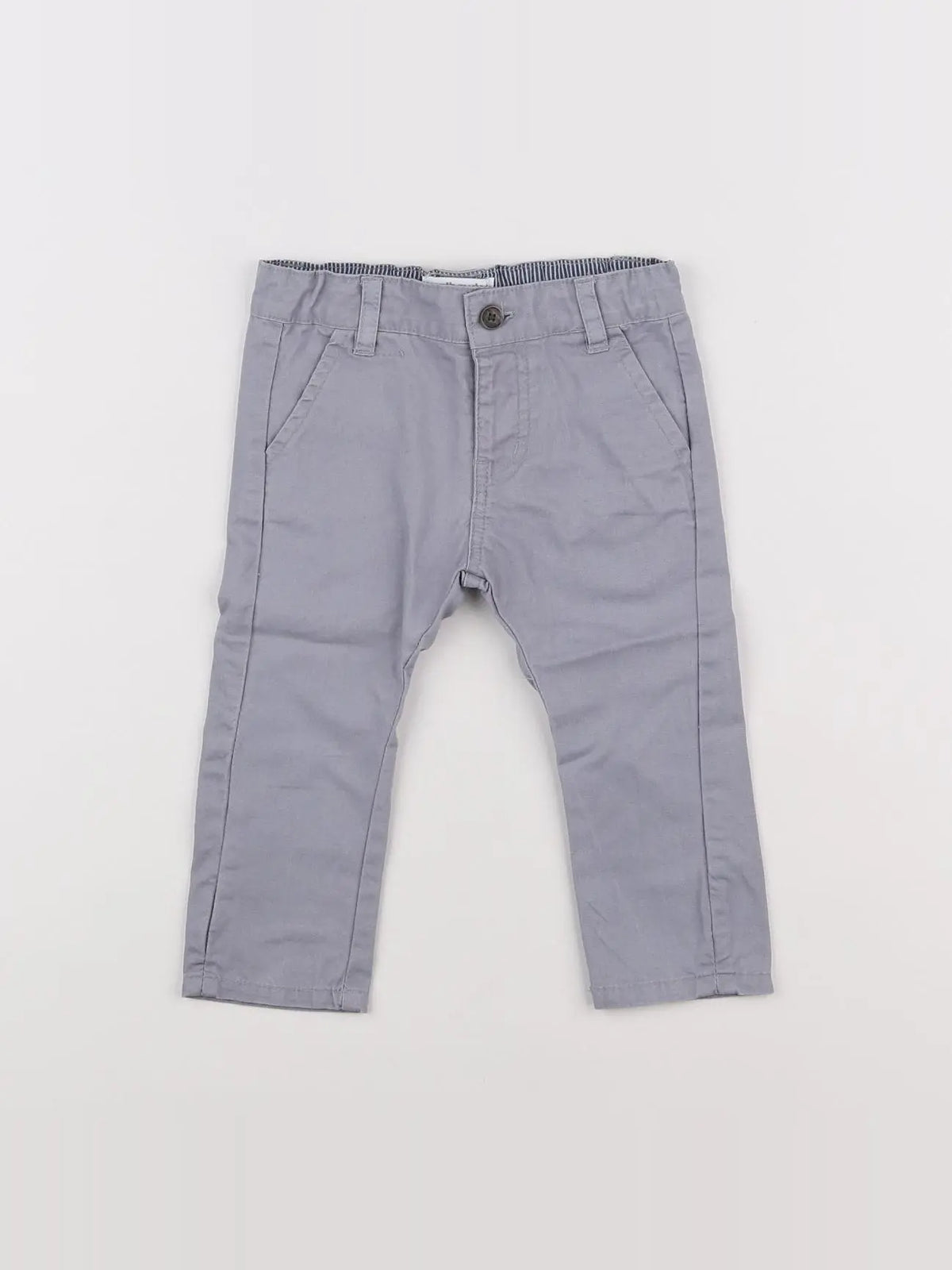 Vertbaudet - pantalon gris - 6 mois