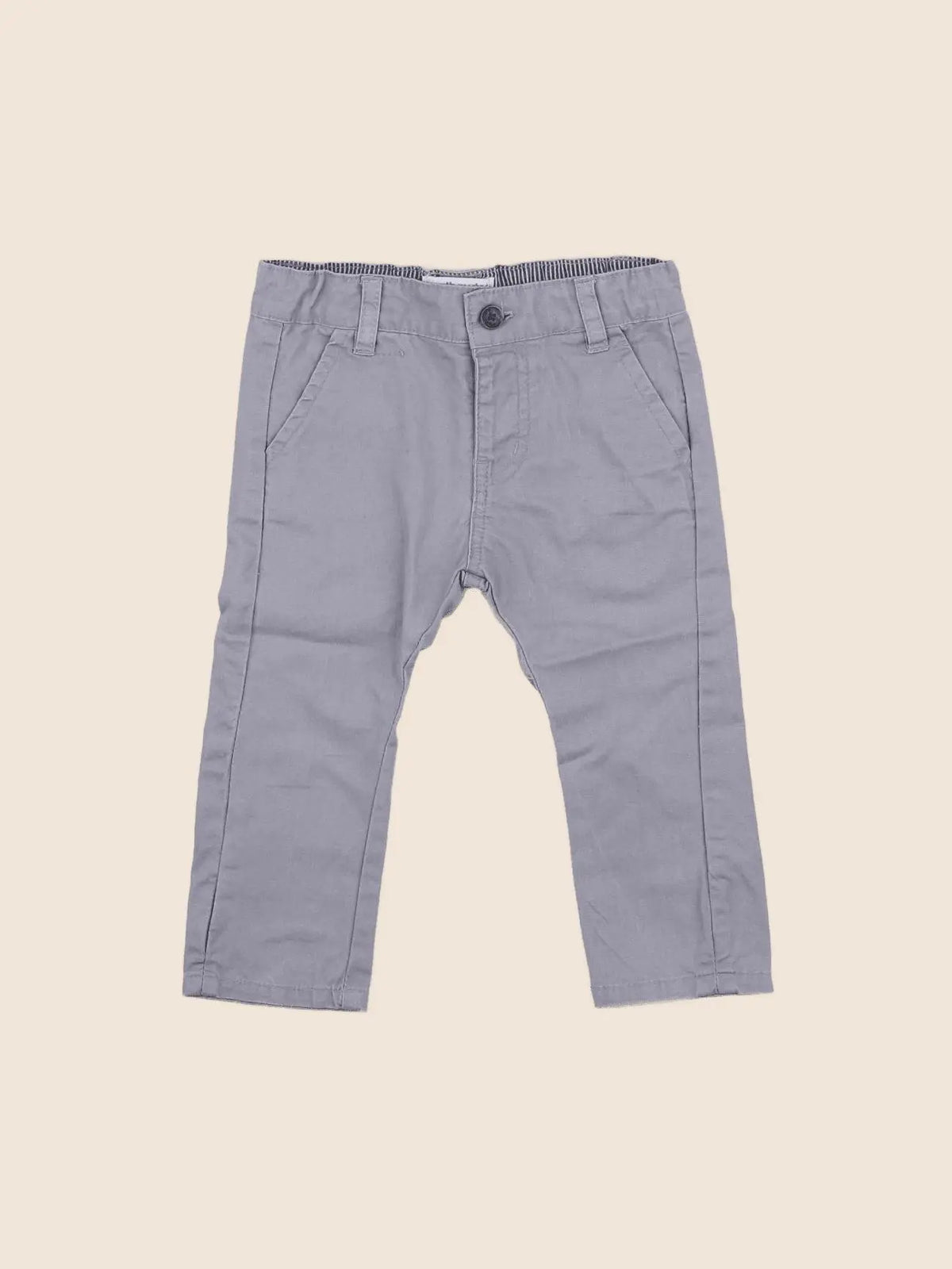 Vertbaudet - pantalon gris - 6 mois