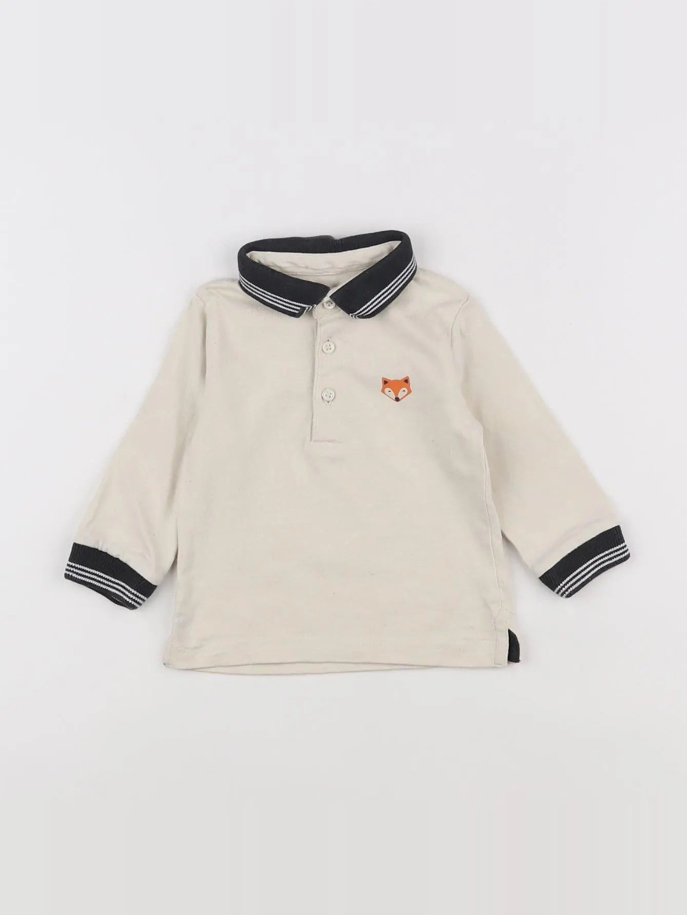 Mayoral - tee-shirt imprimé au dos beige - 6 mois