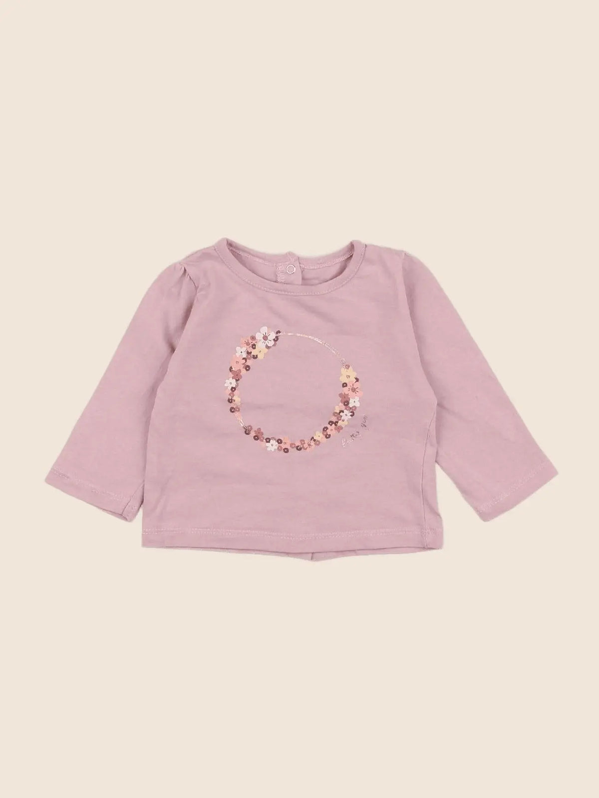 Vertbaudet - tee-shirt rose - 3 mois