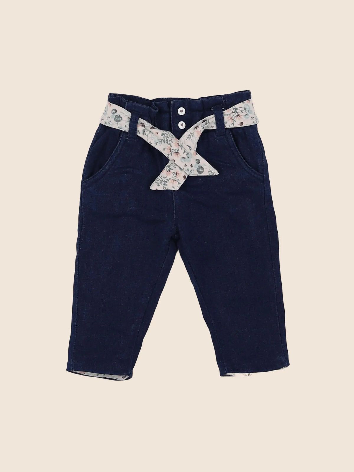 Vertbaudet - jean bleu - 3 mois