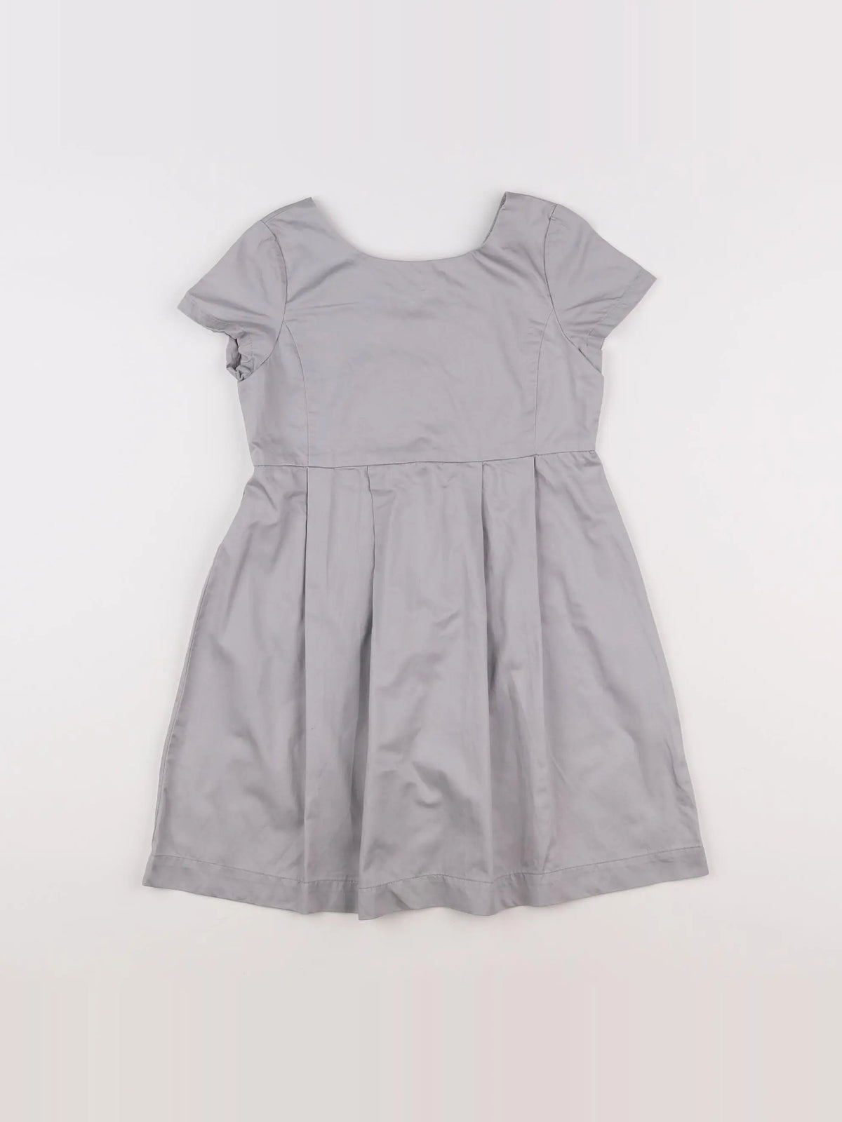 Vertbaudet - robe gris - 7 ans