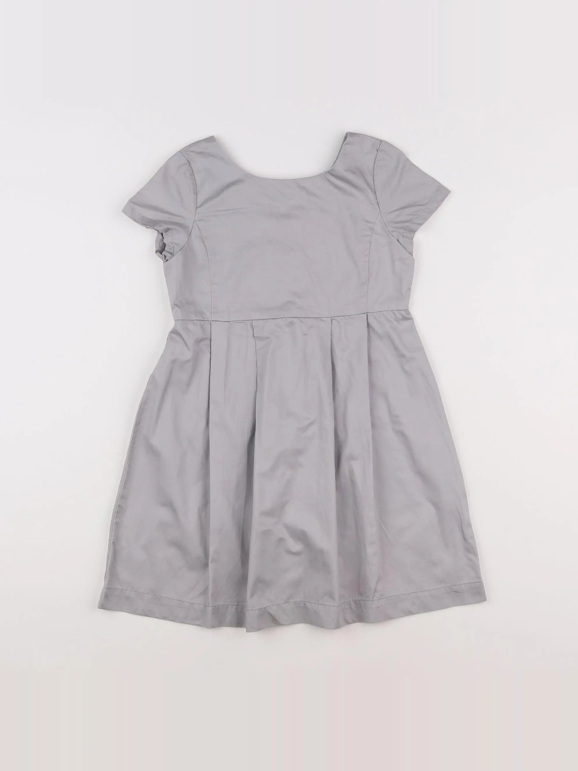 Vertbaudet - robe gris - 7 ans