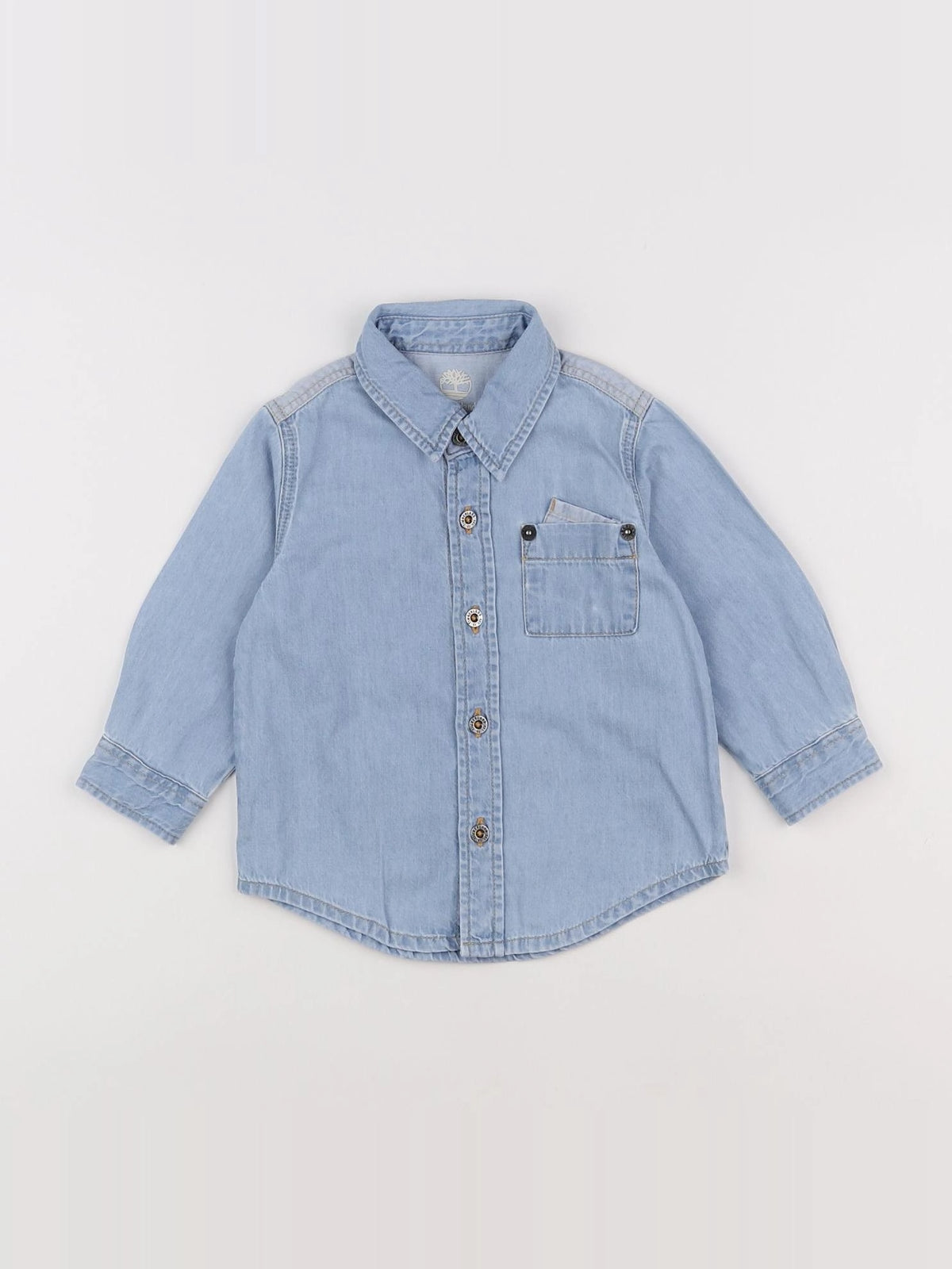 Timberland - chemise bleu - 12 mois