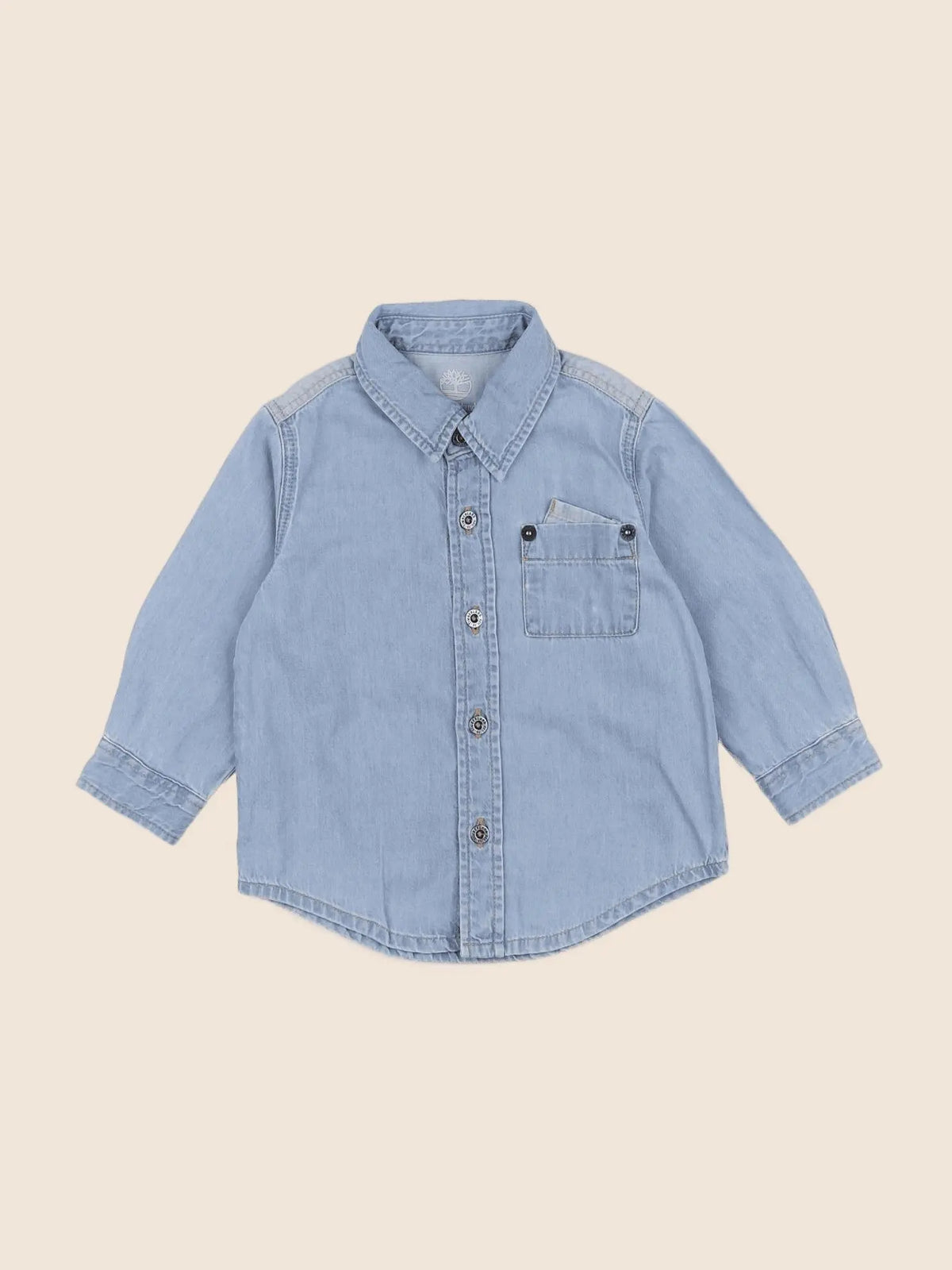 Timberland - chemise bleu - 12 mois