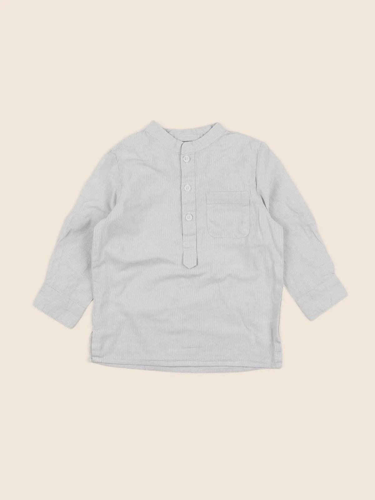 Vertbaudet - chemise gris - 2 ans
