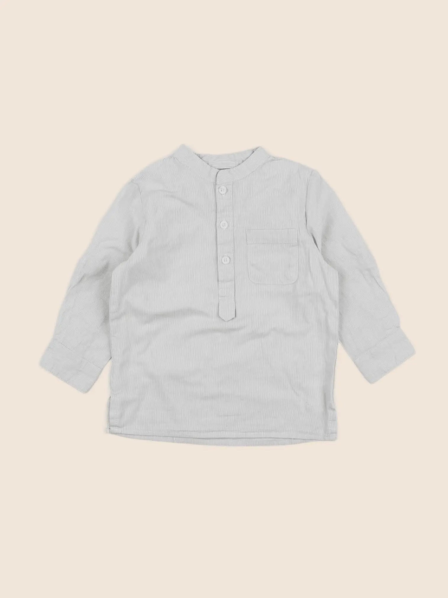 Vertbaudet - chemise gris - 2 ans