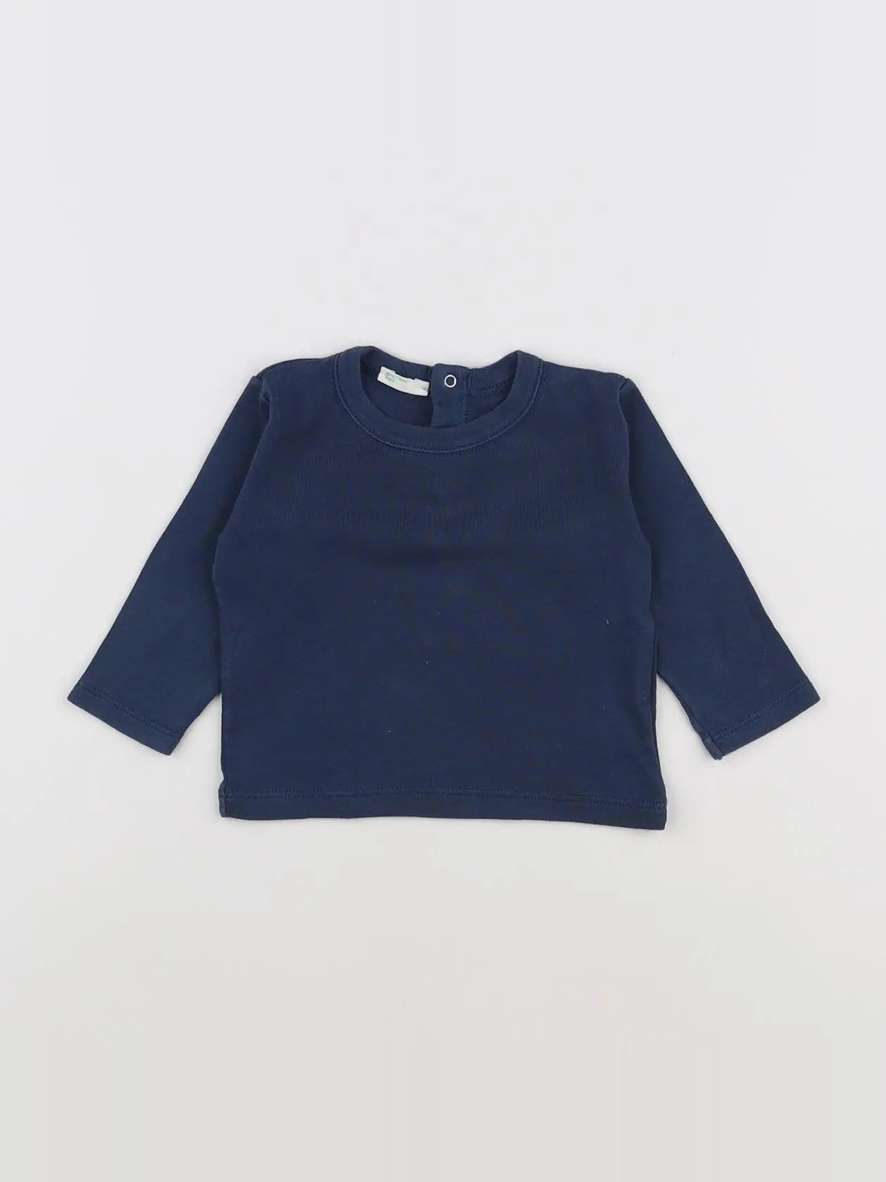 Benetton - tee-shirt bleu - 3/6 mois