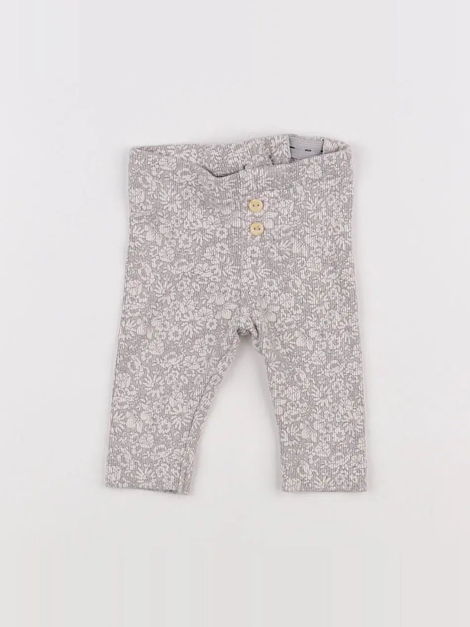 H&M - legging rose - 1 mois