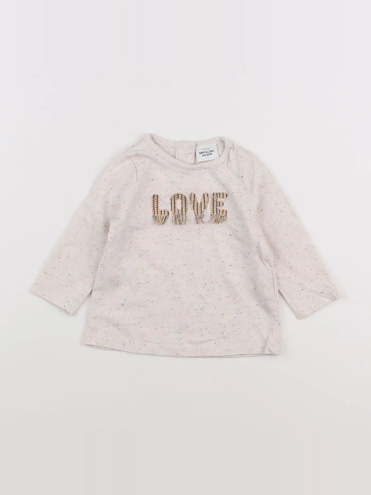 Tape à l'oeil - tee-shirt beige, multicolore - 6 mois