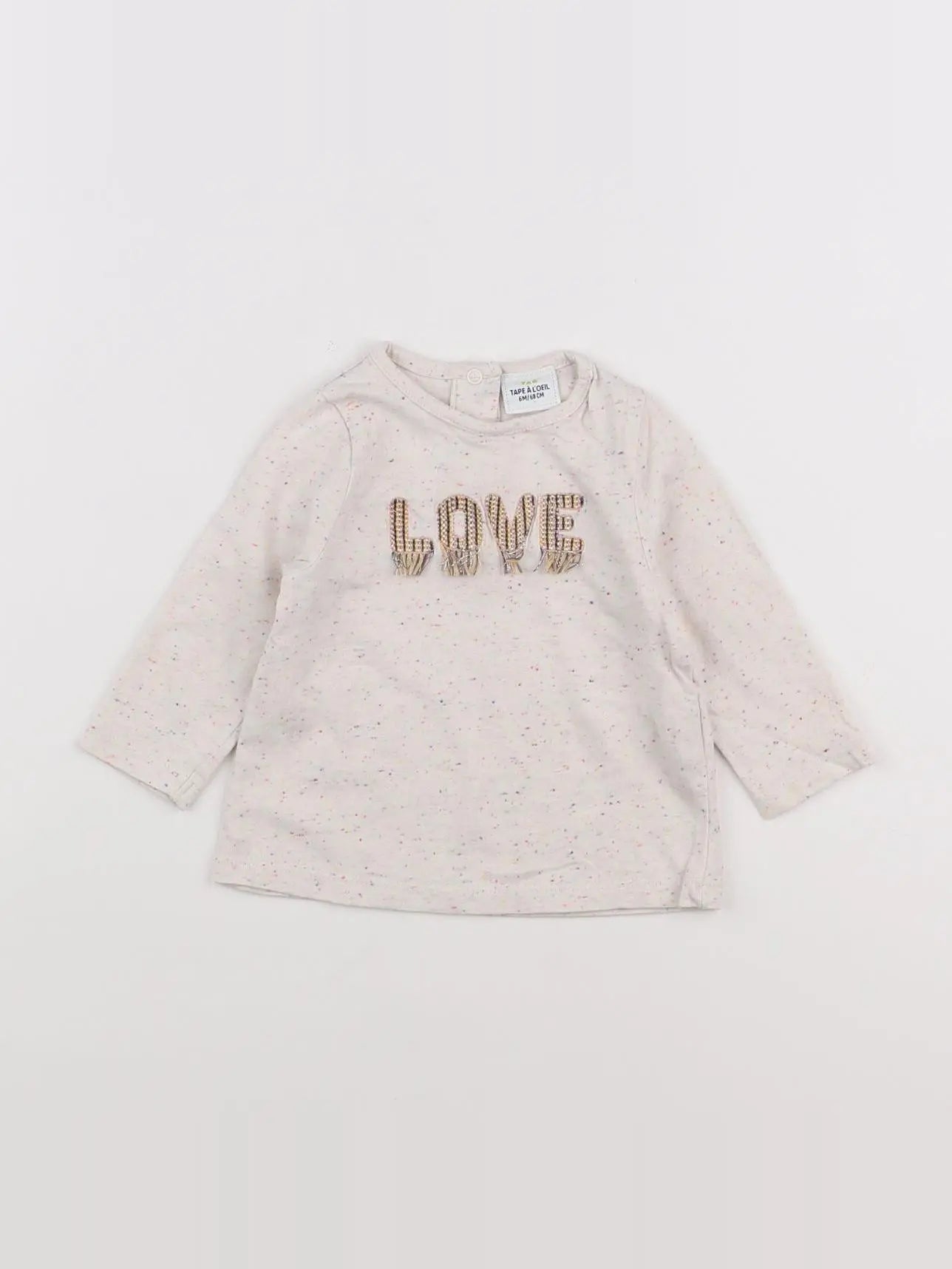 Tape à l'oeil - tee-shirt beige, multicolore - 6 mois