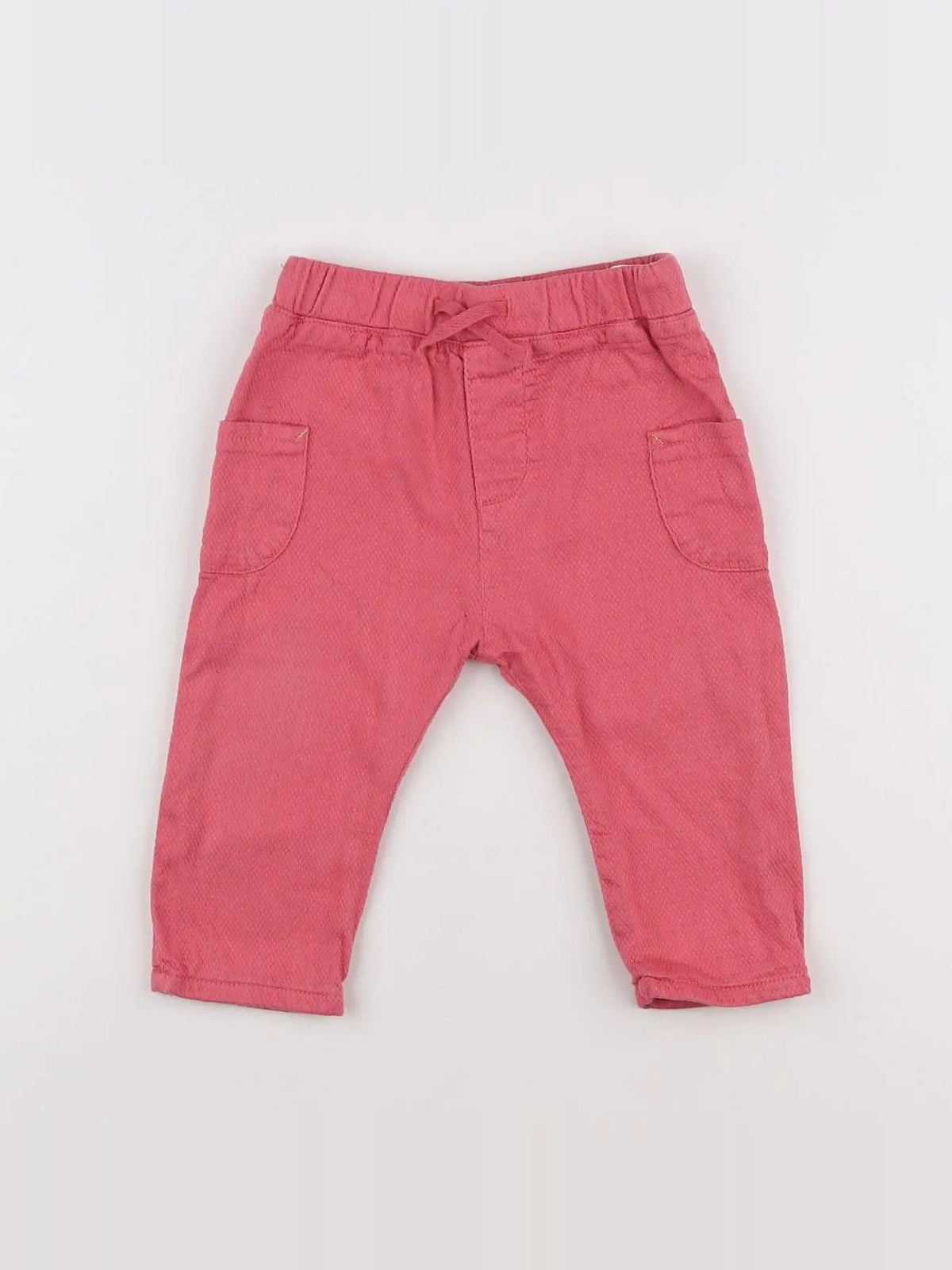 H&M - pantalon rose - 6/9 mois