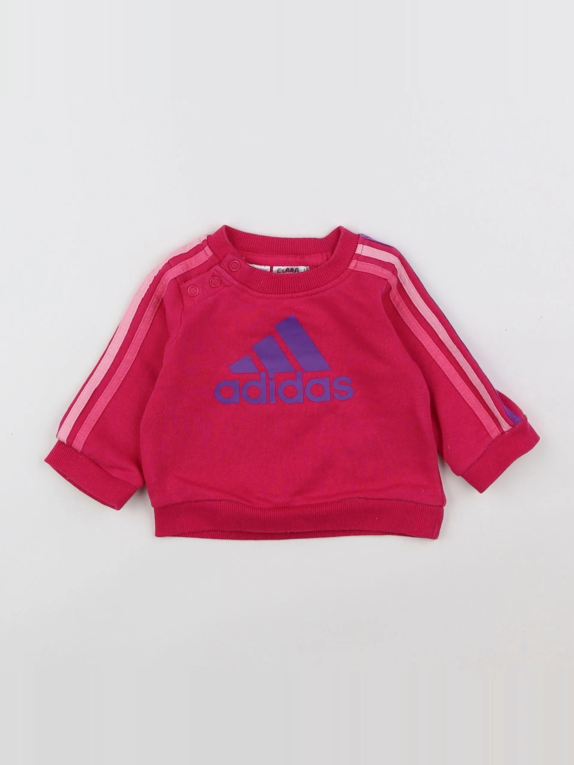 Adidas - sweat rose - 3 mois