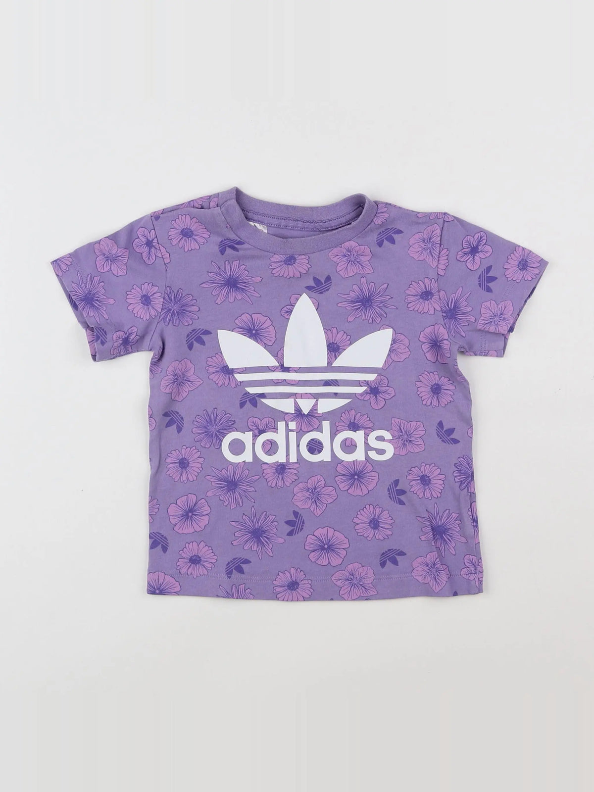 Adidas - tee-shirt violet - 12/18 mois
