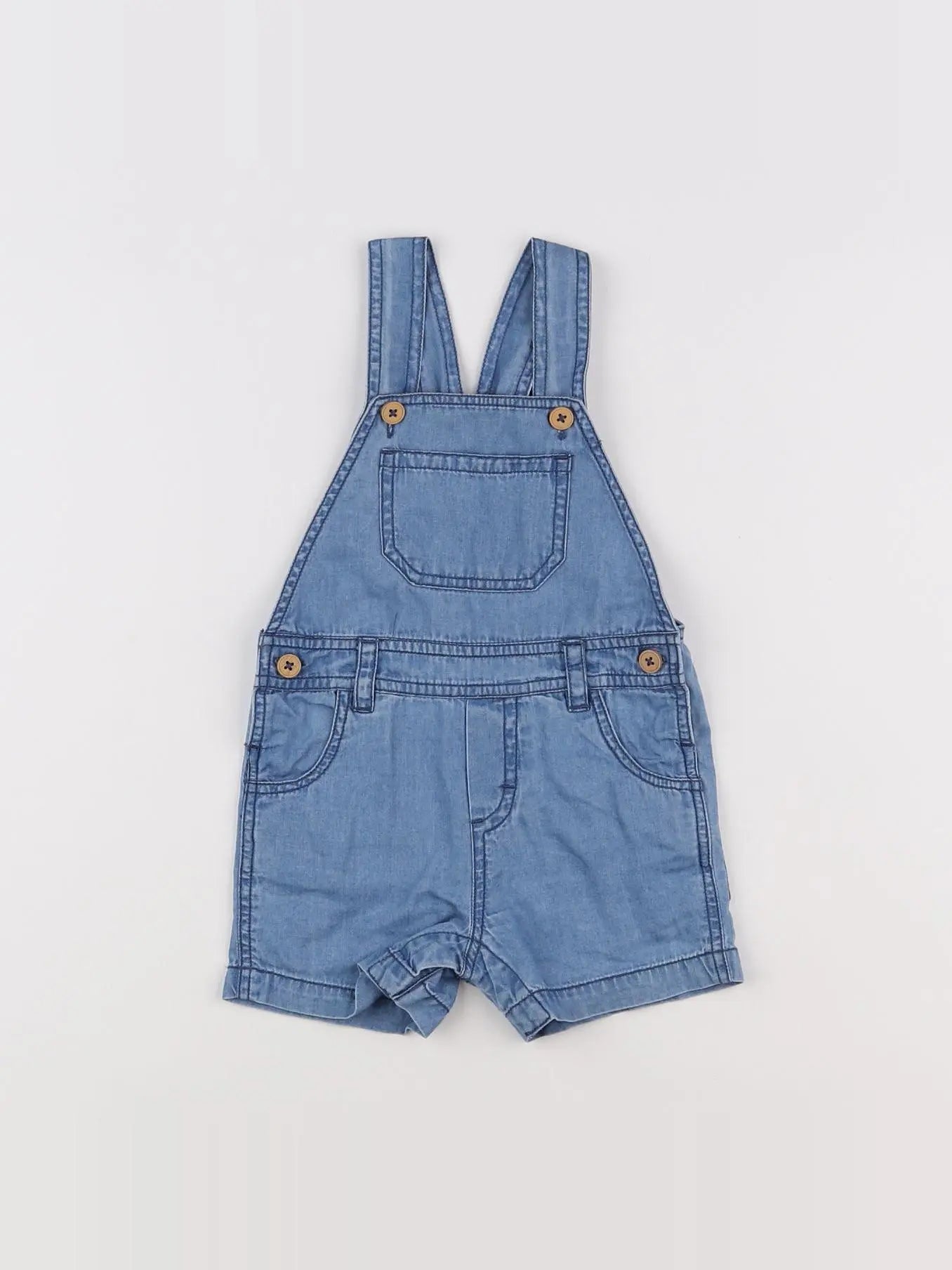 Boutchou - salopette bleu - 12 mois