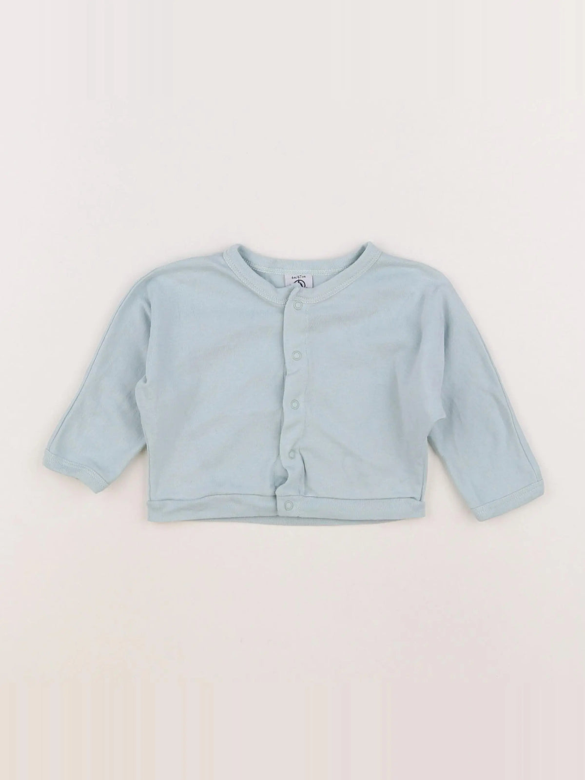 Petit Bateau - tee-shirt vert - 6 mois