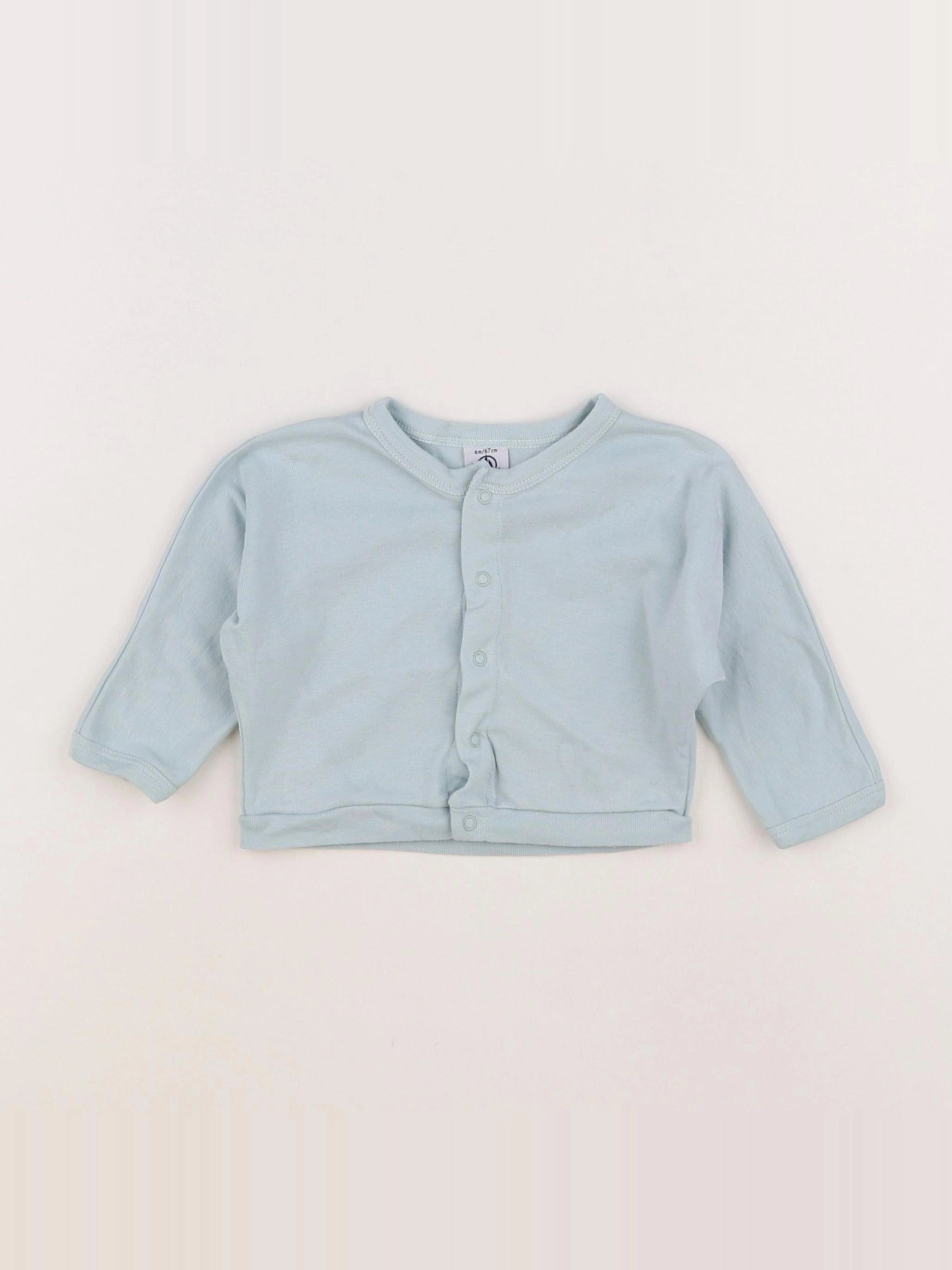 Petit Bateau - tee-shirt vert - 6 mois