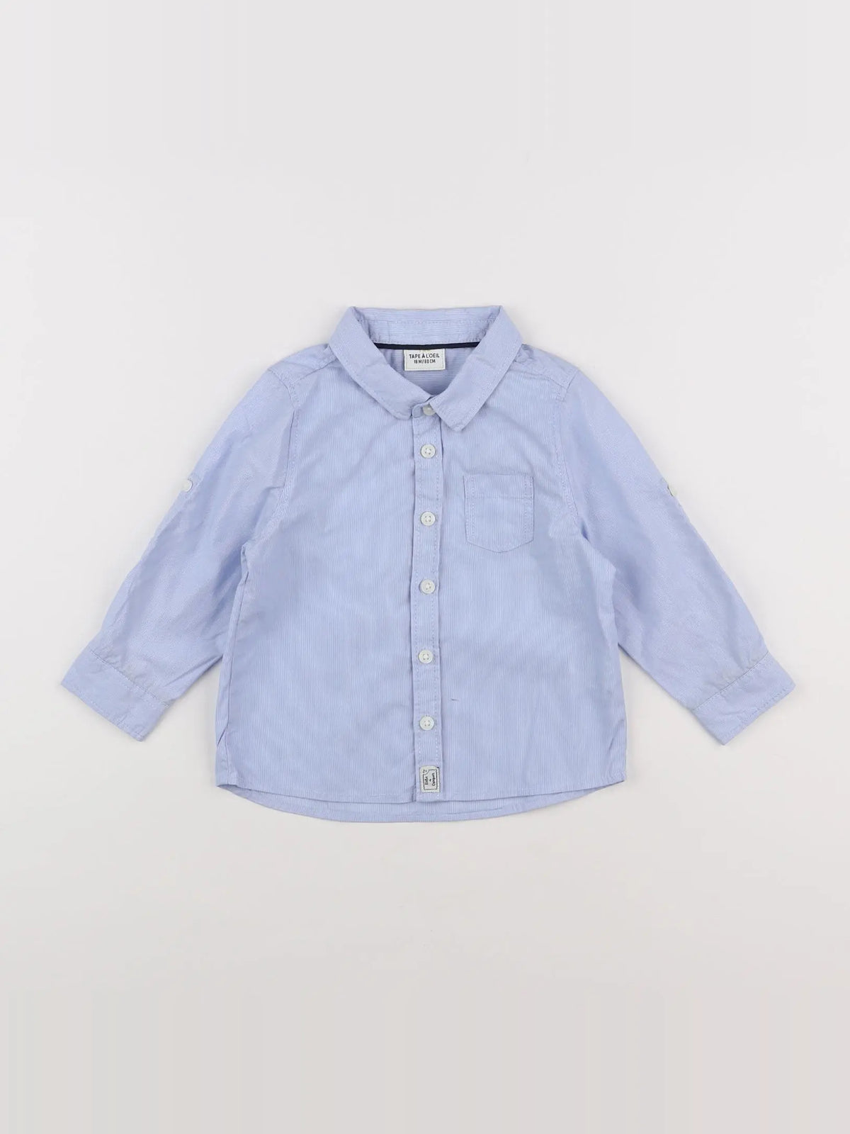 Tape à l'oeil - chemise bleu - 18 mois
