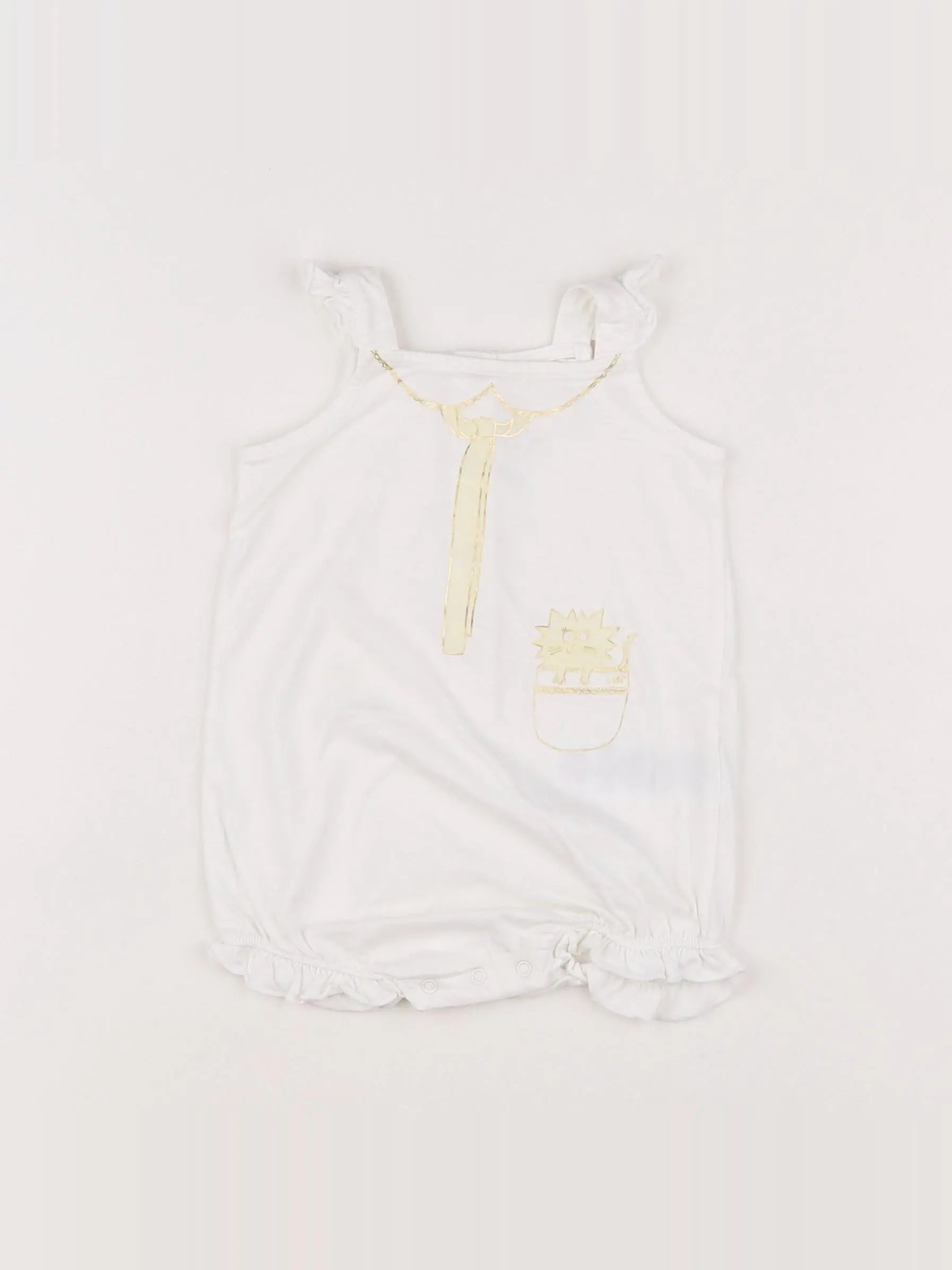 Little marc jacobs - combinaison blanc - 3 mois
