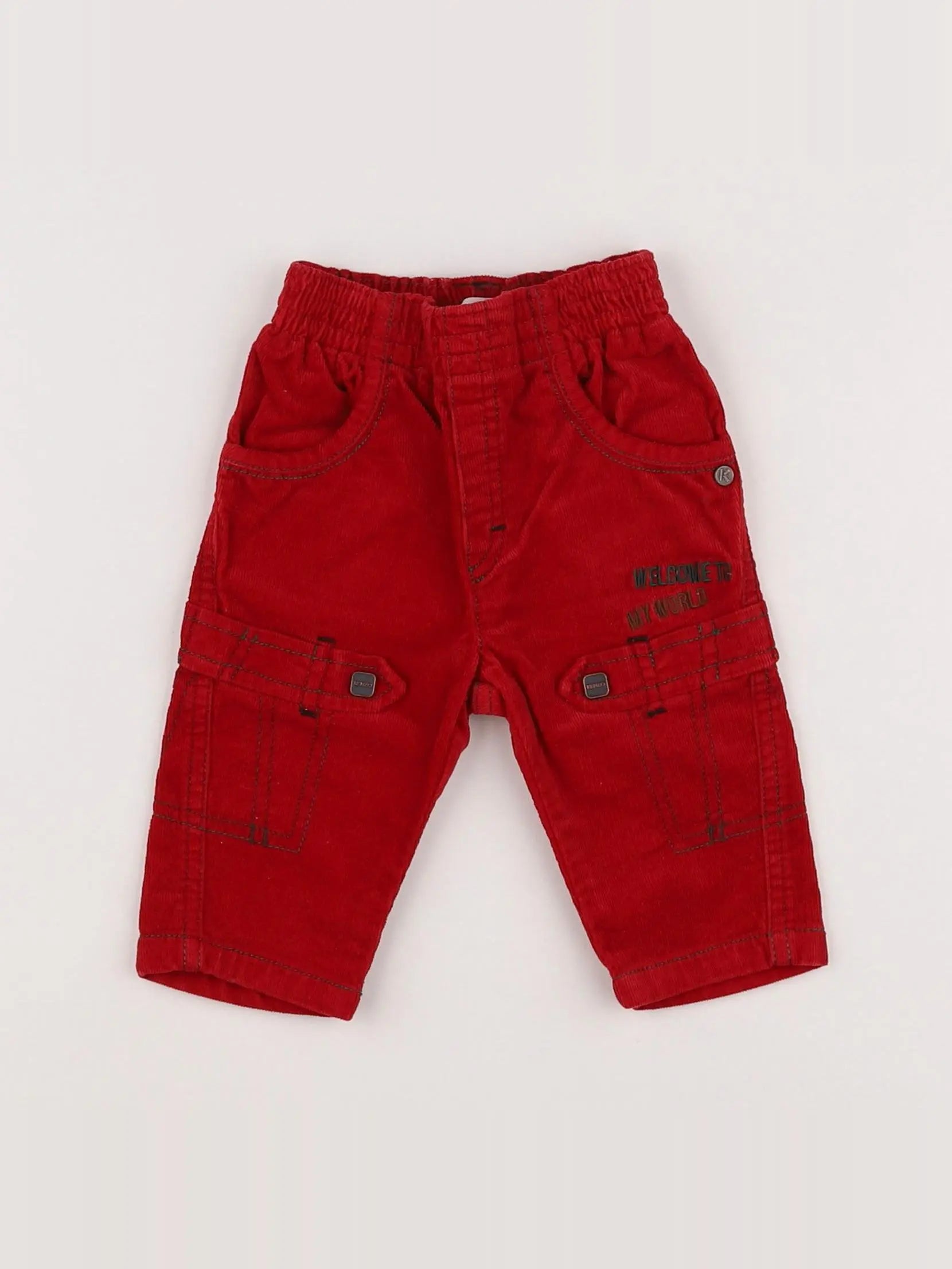 Kenzo - pantalon rouge - 3 mois