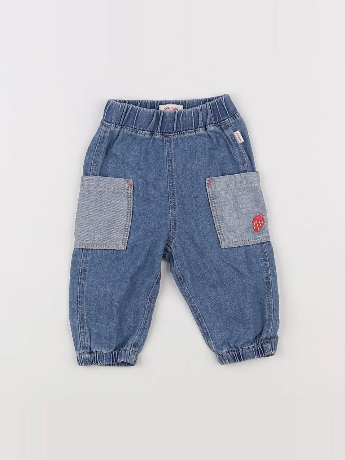 Catimini - pantalon bleu - 3 mois