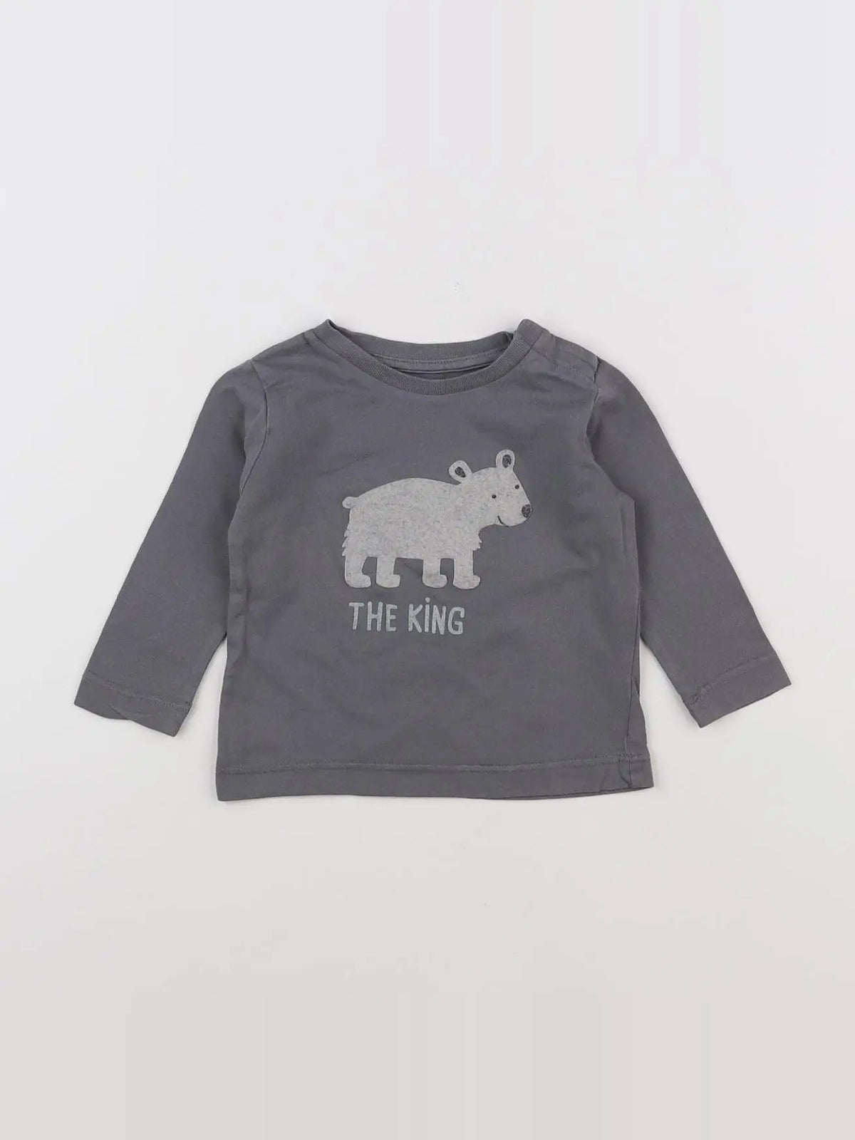 Boutchou - tee-shirt gris - 6 mois