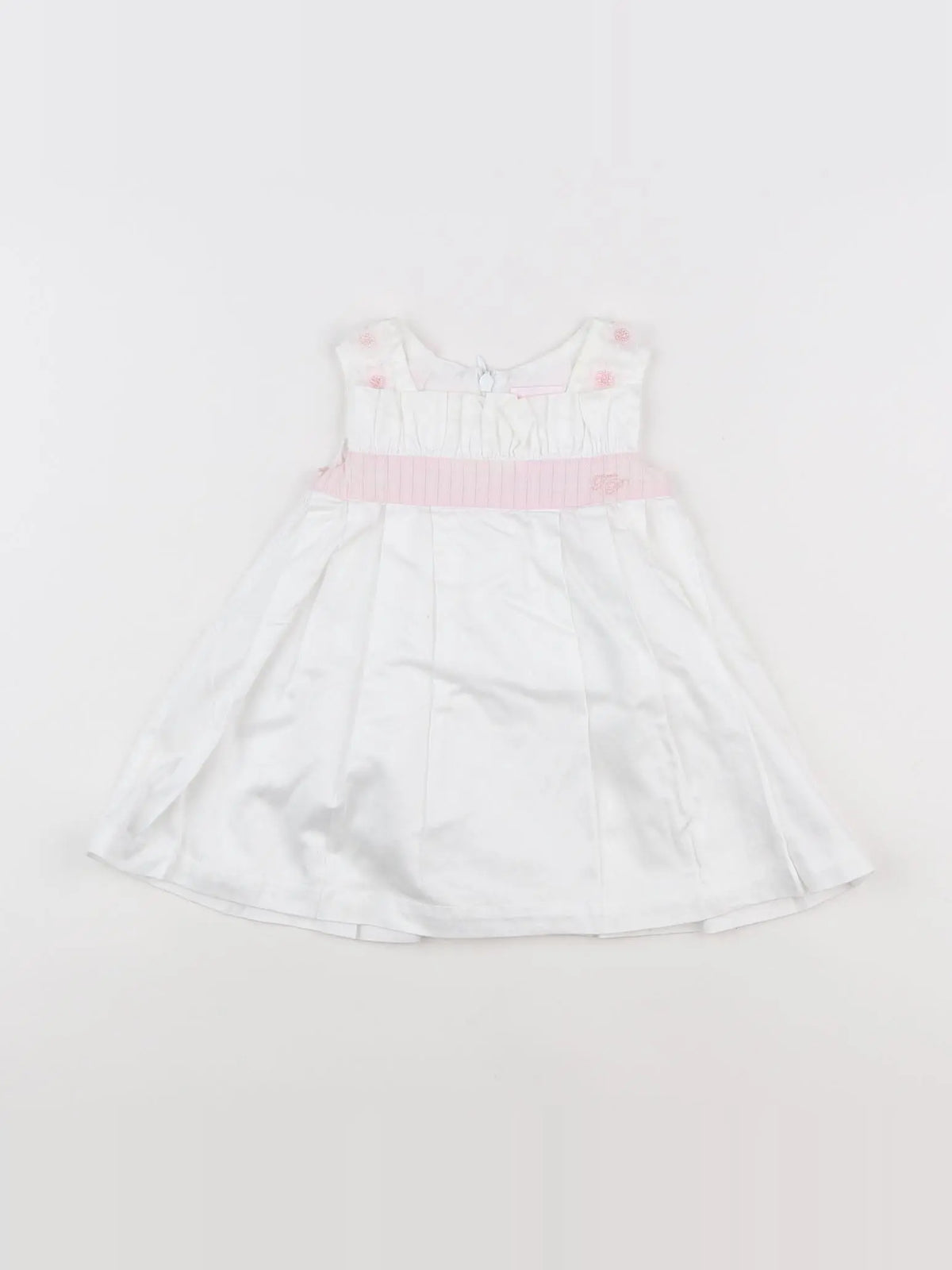 Tutto Piccolo - robe blanc, rose - 6 mois