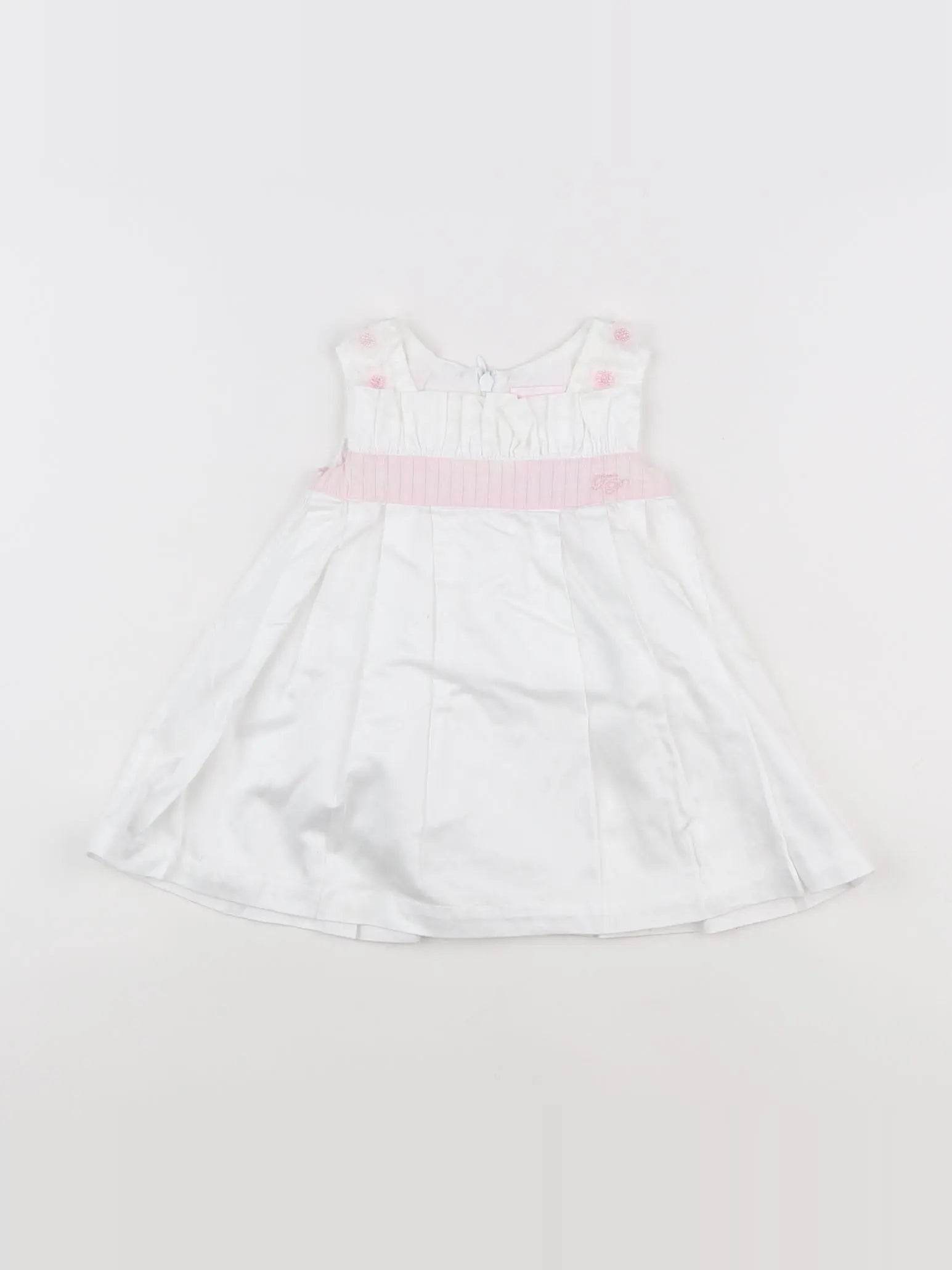 Tutto Piccolo - robe blanc, rose - 6 mois