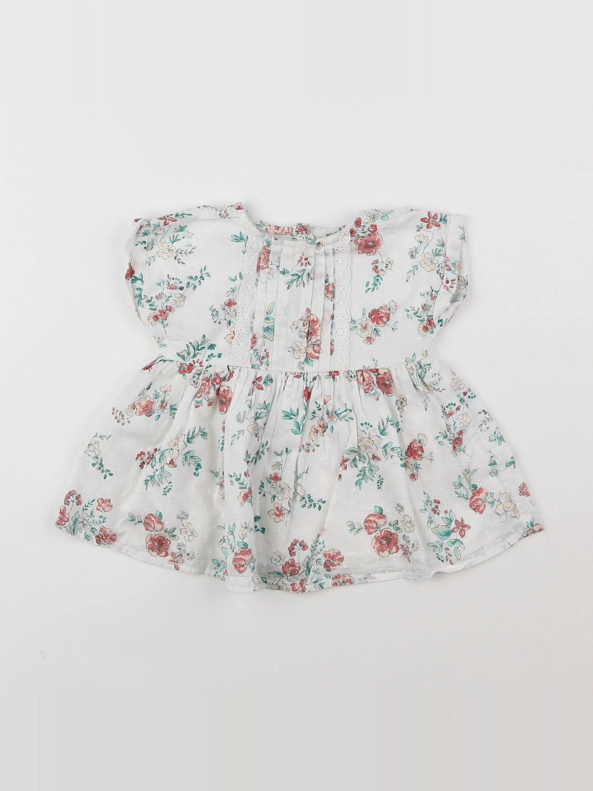 Tape à l'oeil - robe blanc - 3 mois