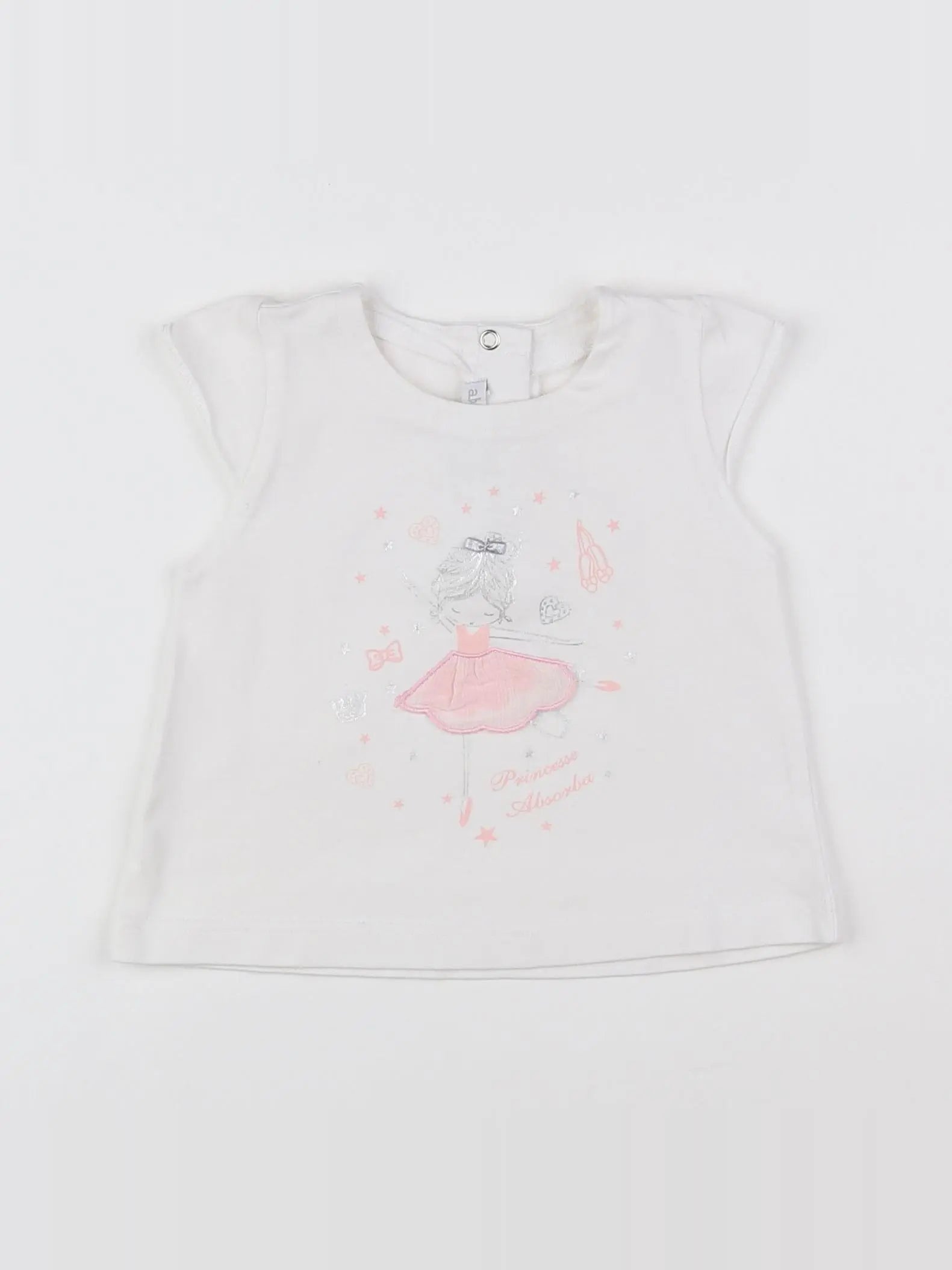 Absorba - tee-shirt blanc - 12 mois
