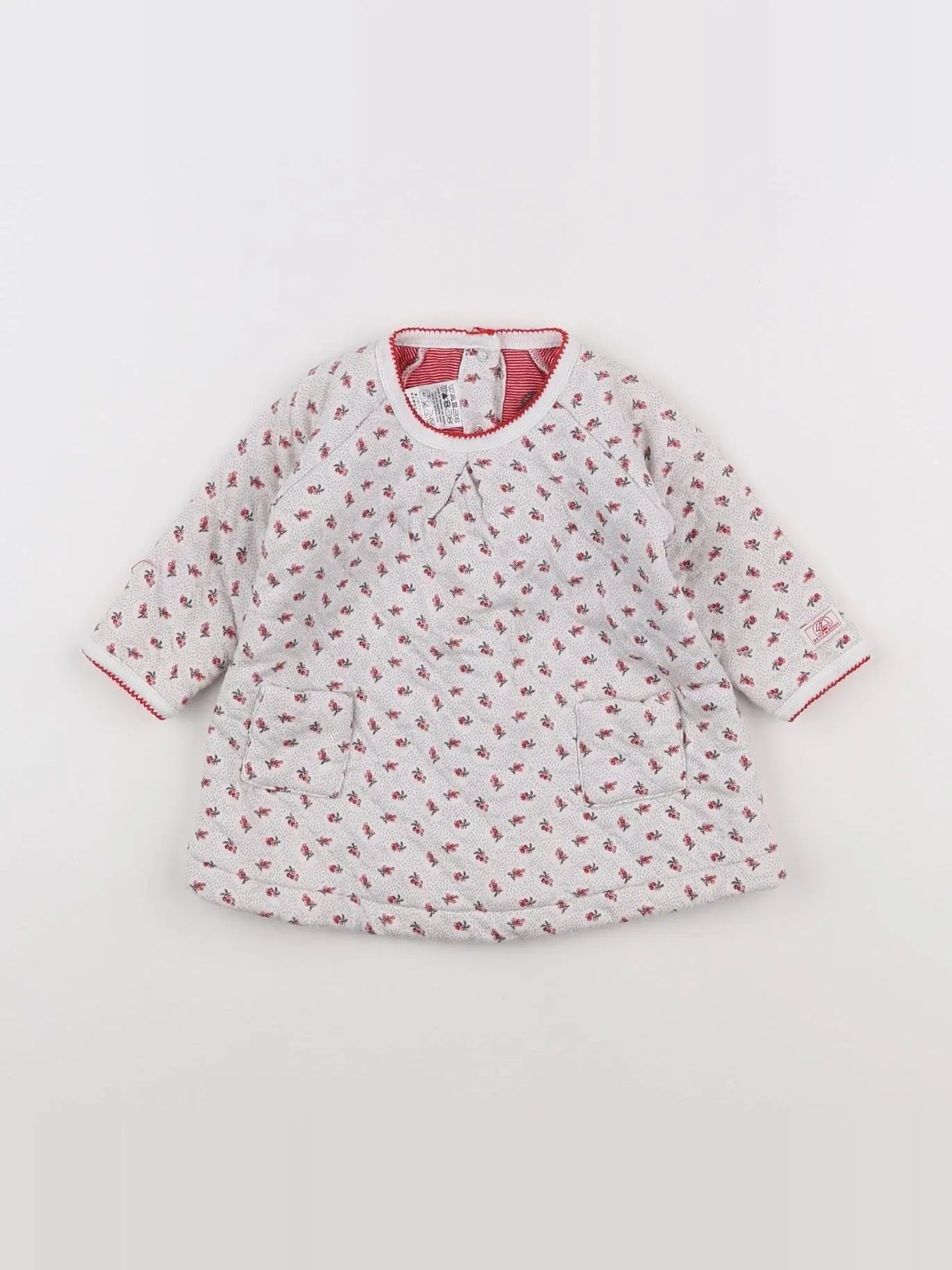 Petit Bateau - robe multicolore - 6 mois