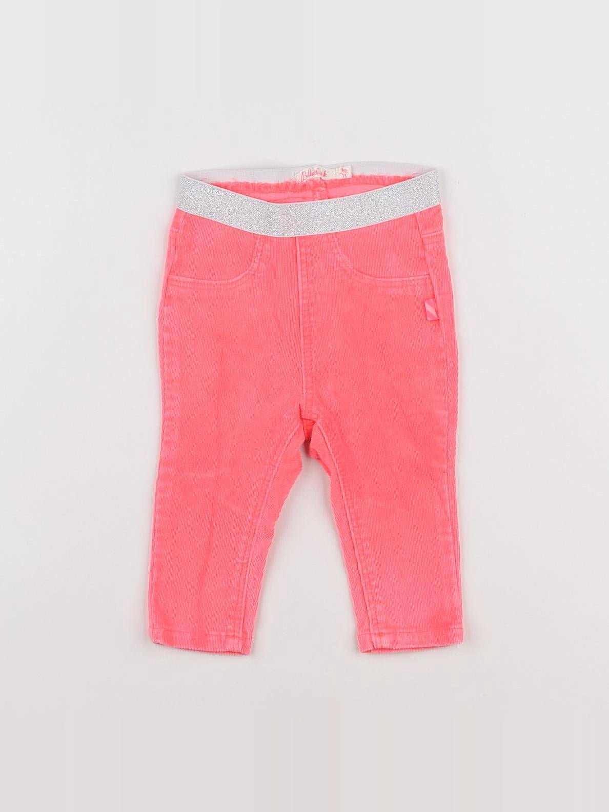 Billie Blush - jegging rose fluo - 9 mois