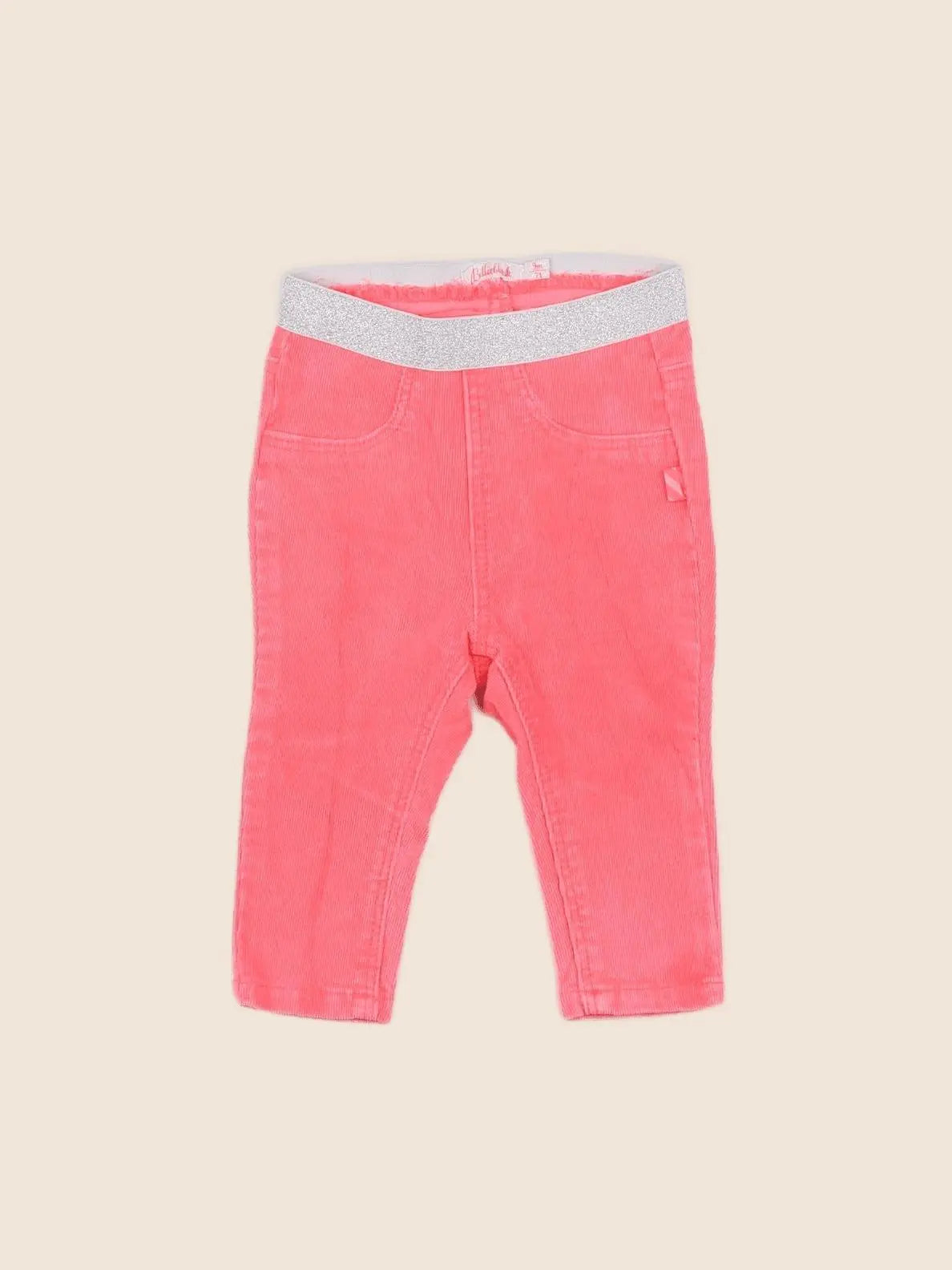 Billie Blush - jegging rose fluo - 9 mois