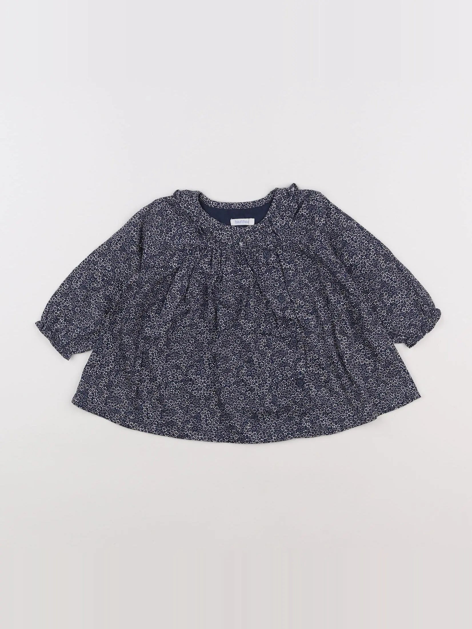 Boutchou - robe bleu - 12 mois