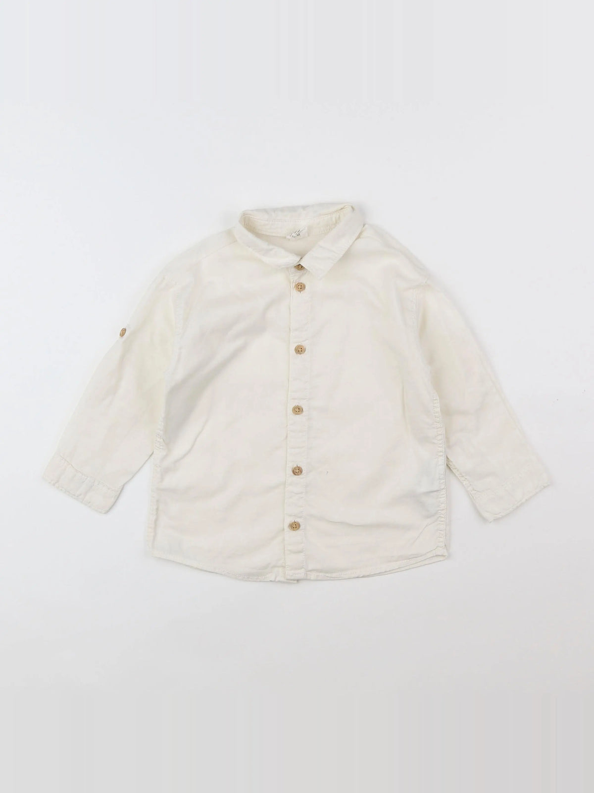H&M - chemise beige - 12/18 mois