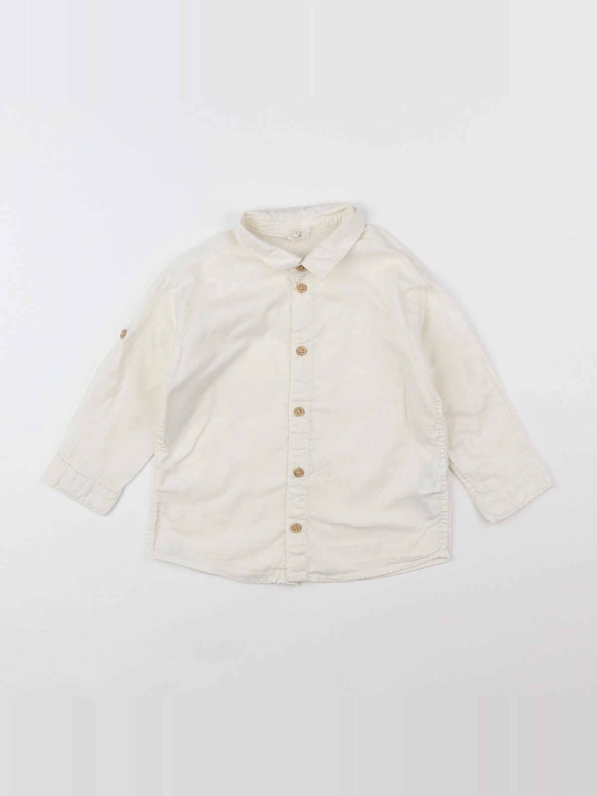 H&M - chemise beige - 12/18 mois