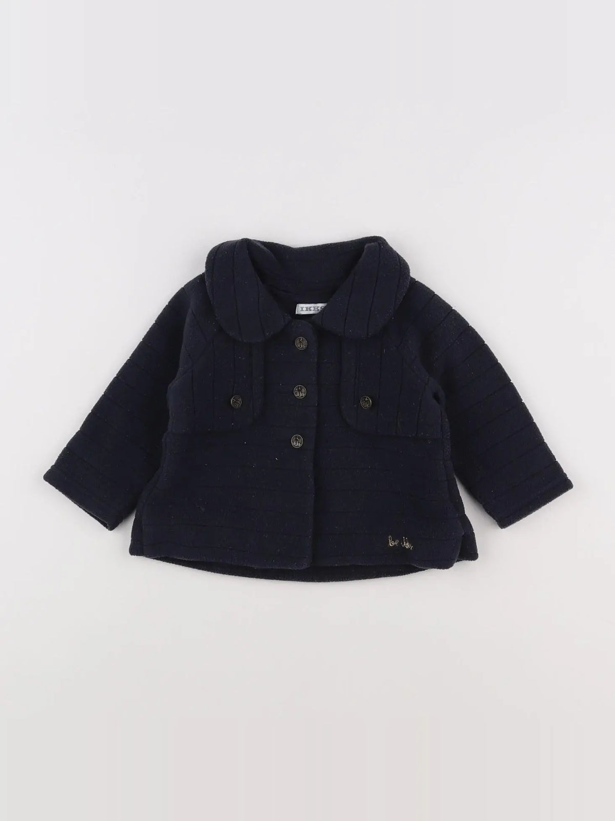 IKKS - veste bleu - 6 mois