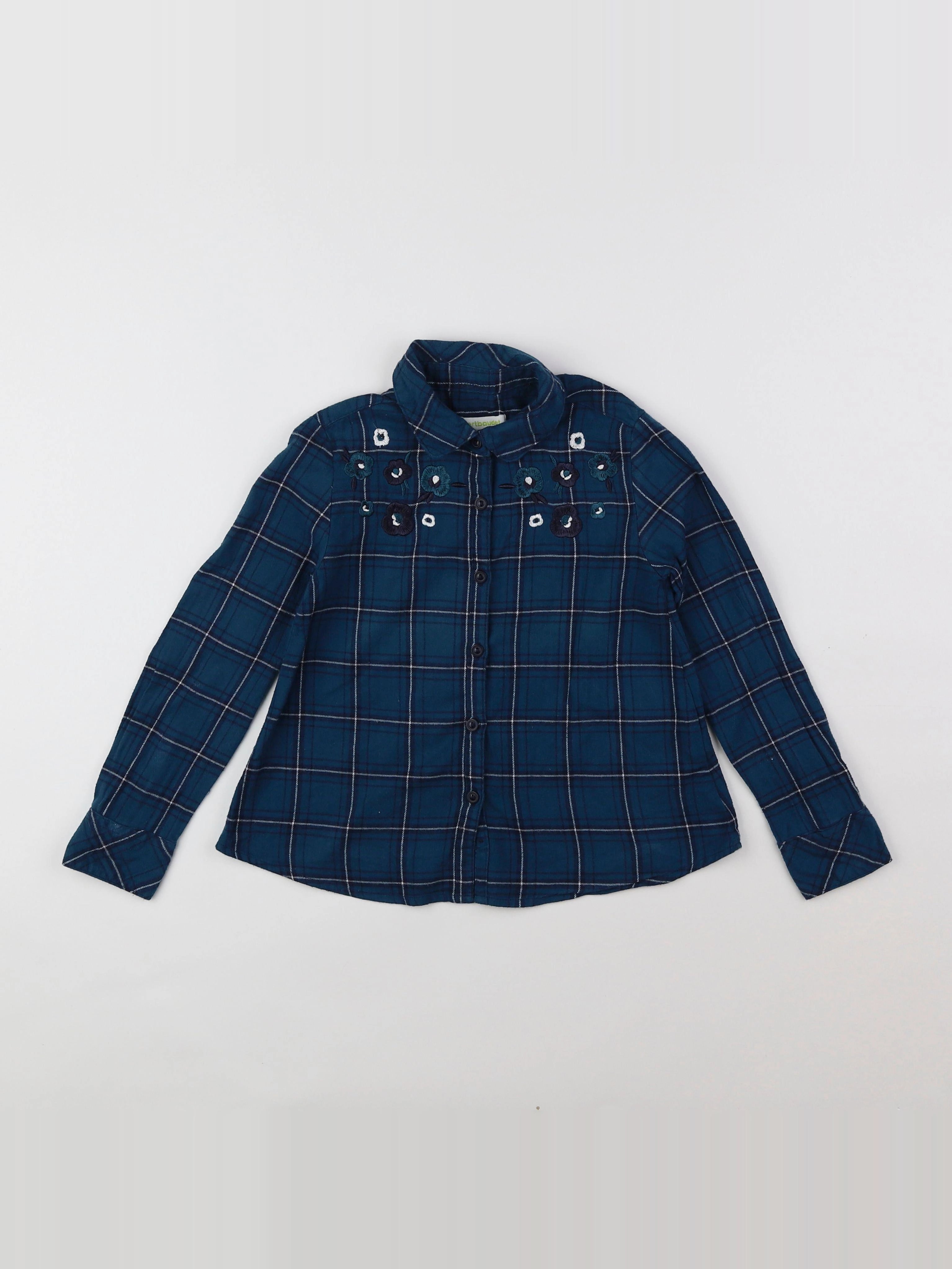Vertbaudet - blouse bleu - 6 ans