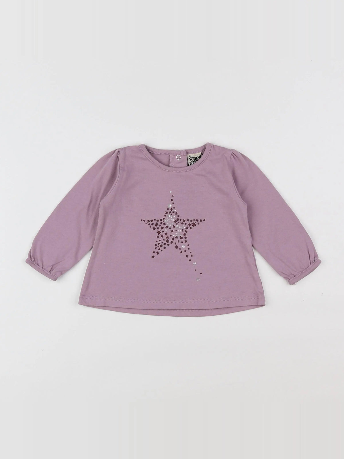 Tape à l'oeil - tee-shirt violet - 6 mois