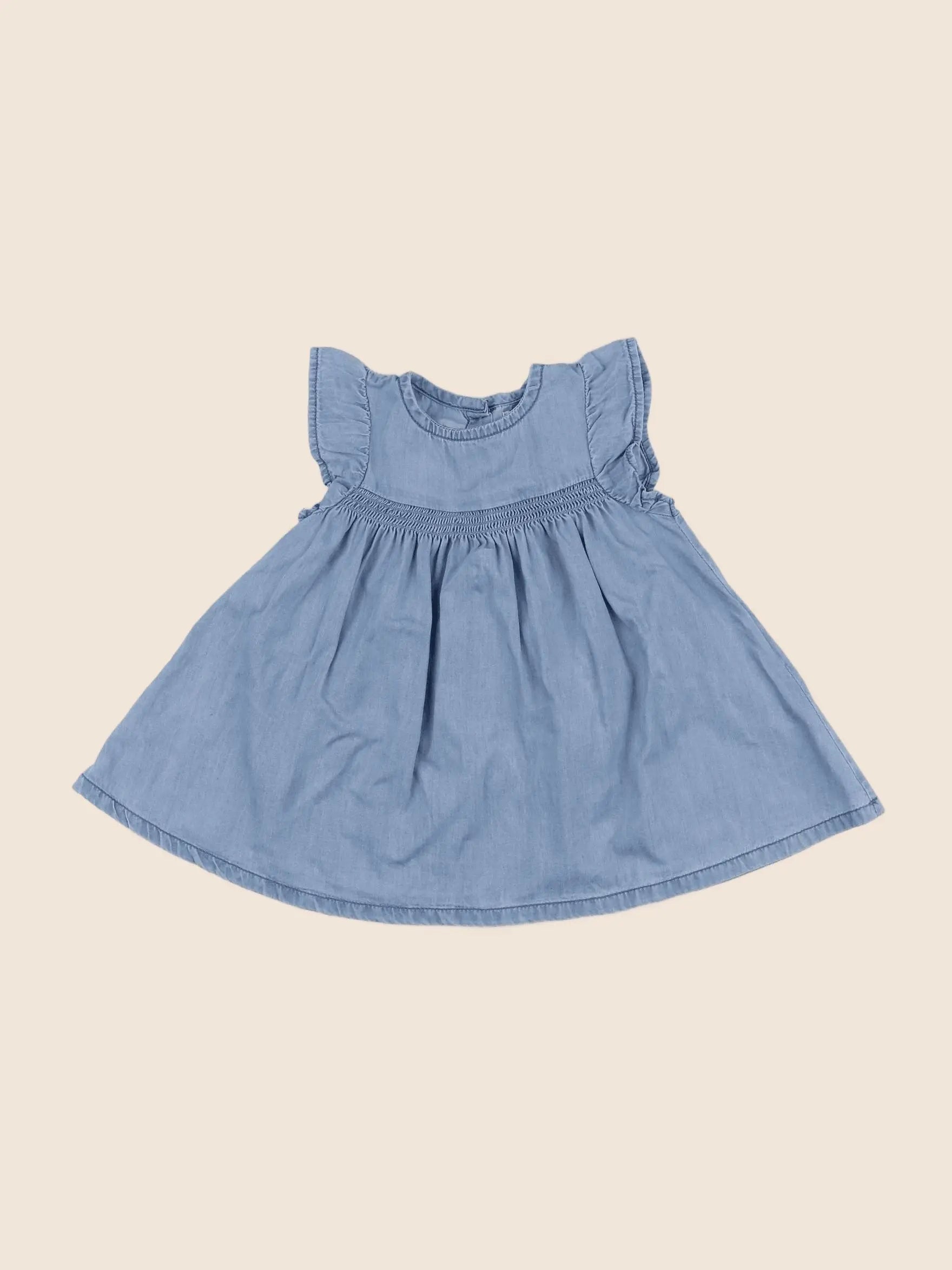 Boutchou - robe bleu - 6 mois