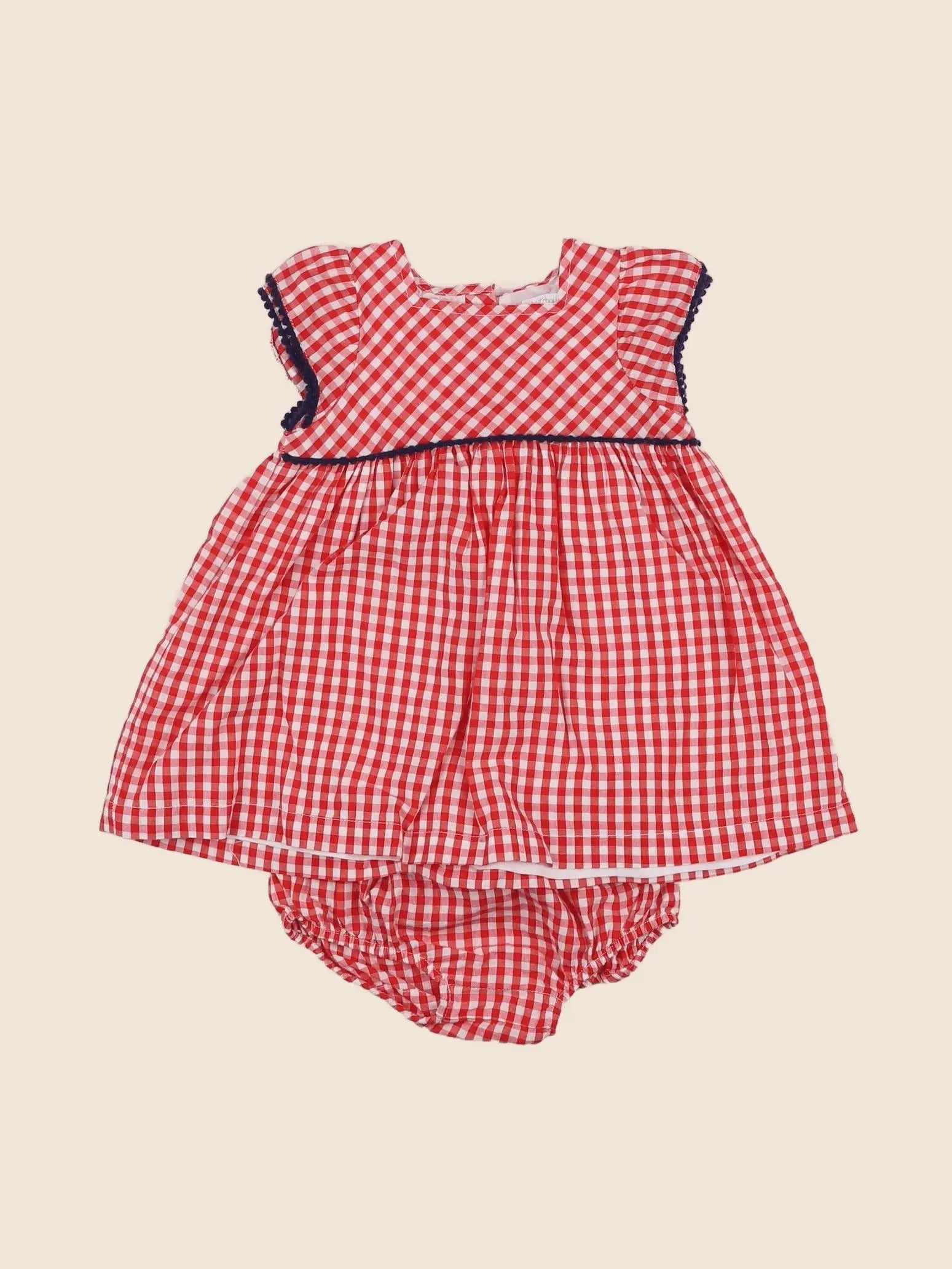 Boutchou - robe rouge - 6 mois