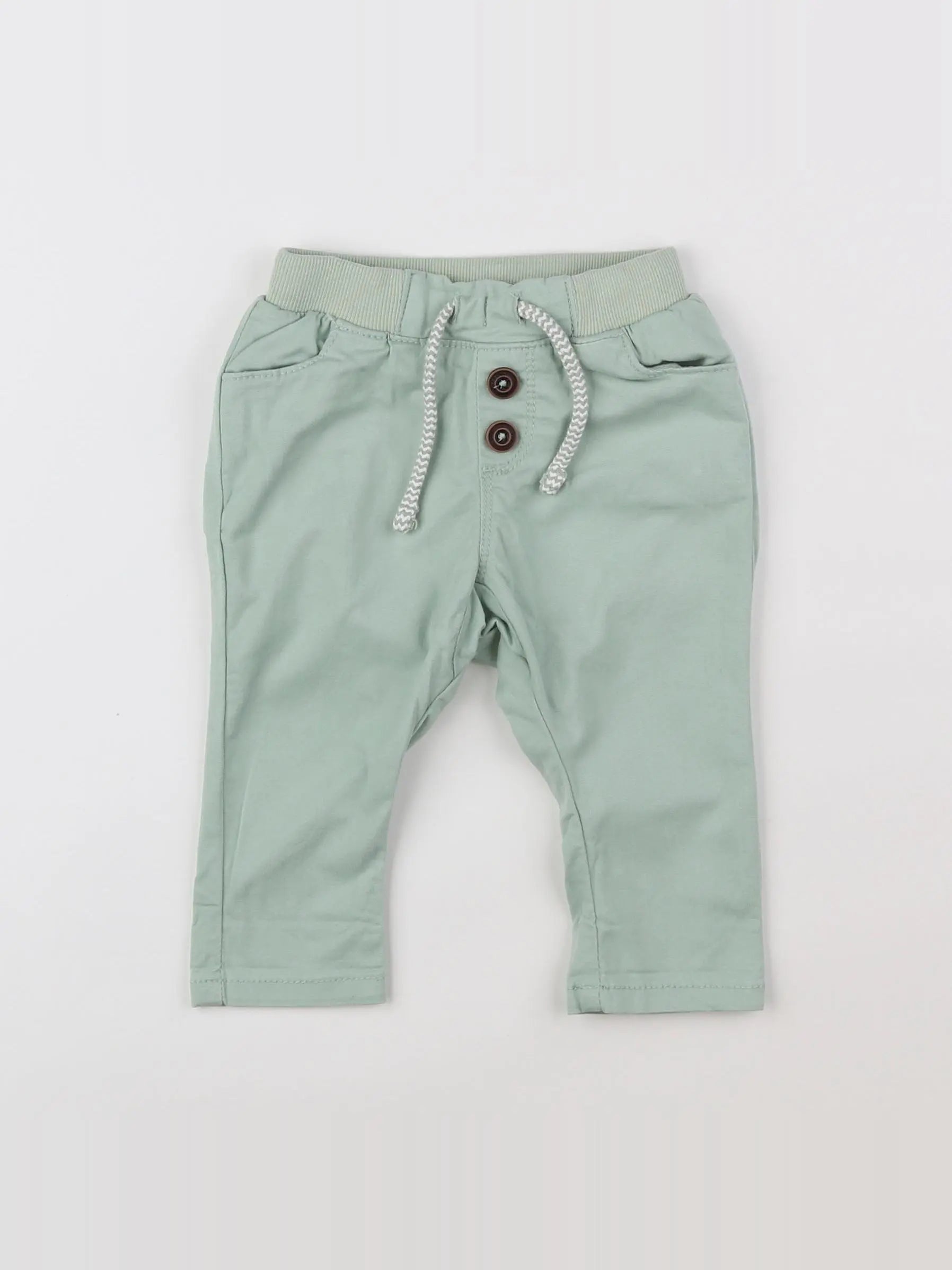 Tape à l'oeil - pantalon vert - 6 mois