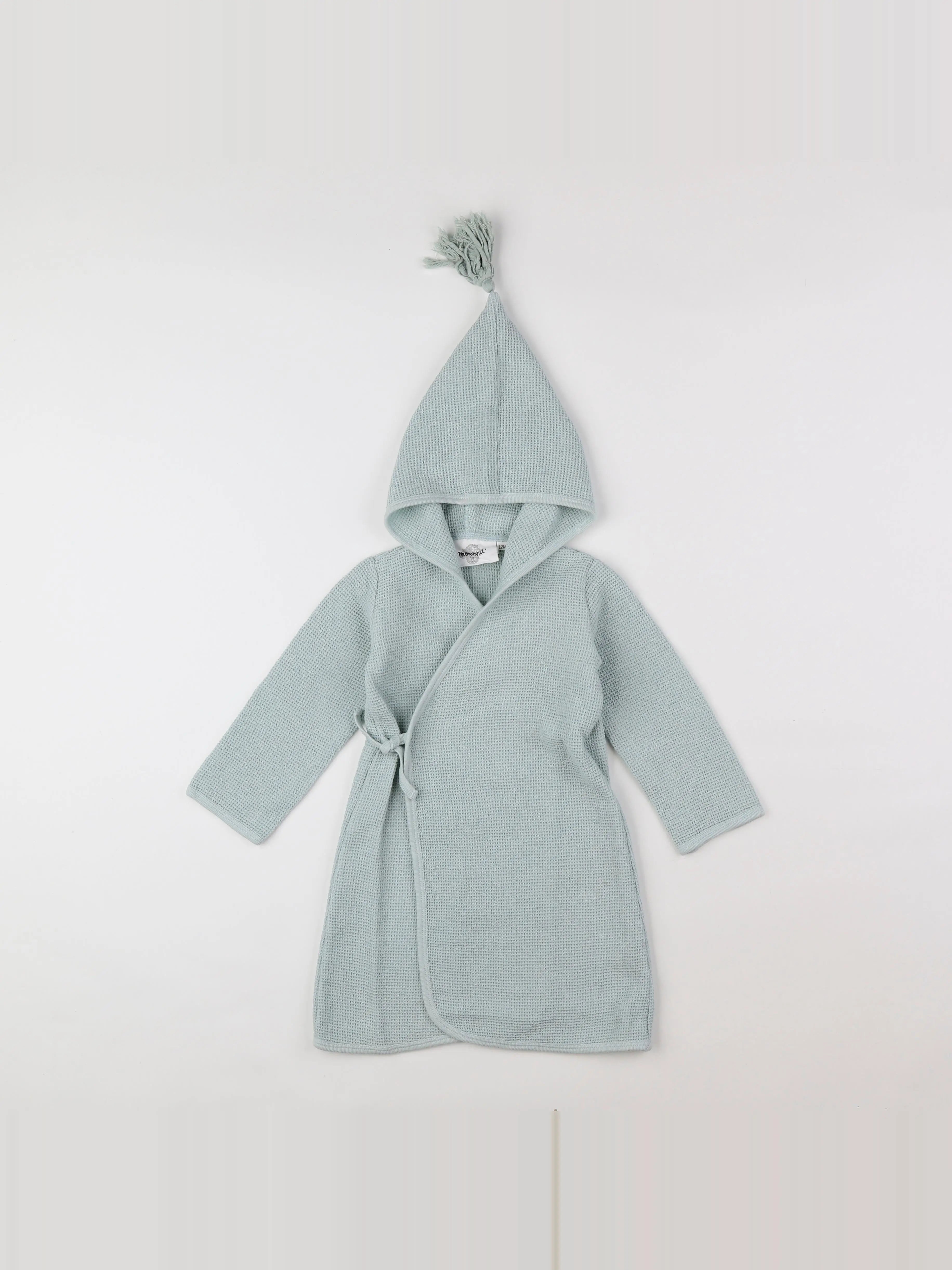 Moumout' - peignoir bleu - 12 mois