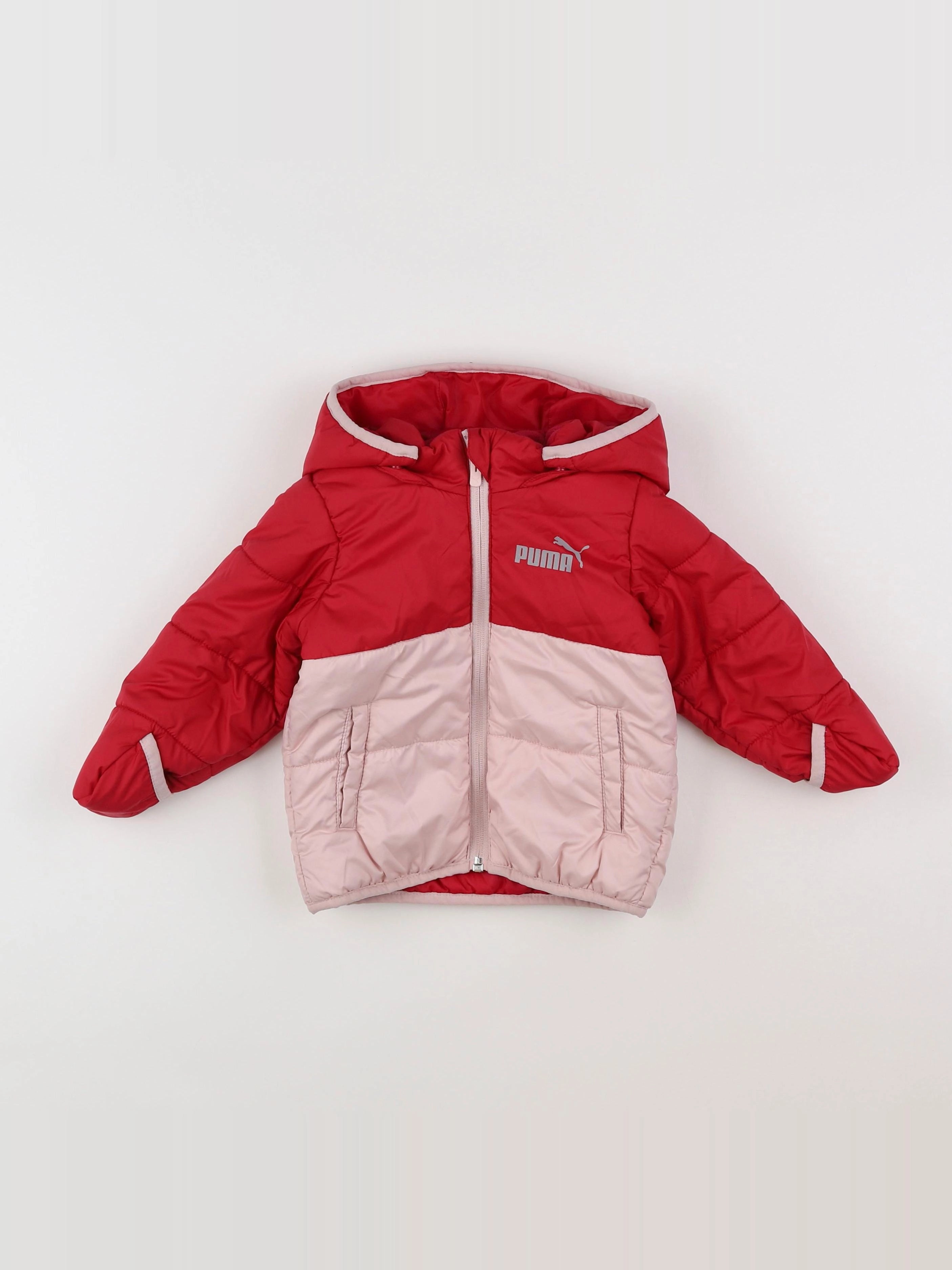 Puma - doudoune rose - 6/9 mois