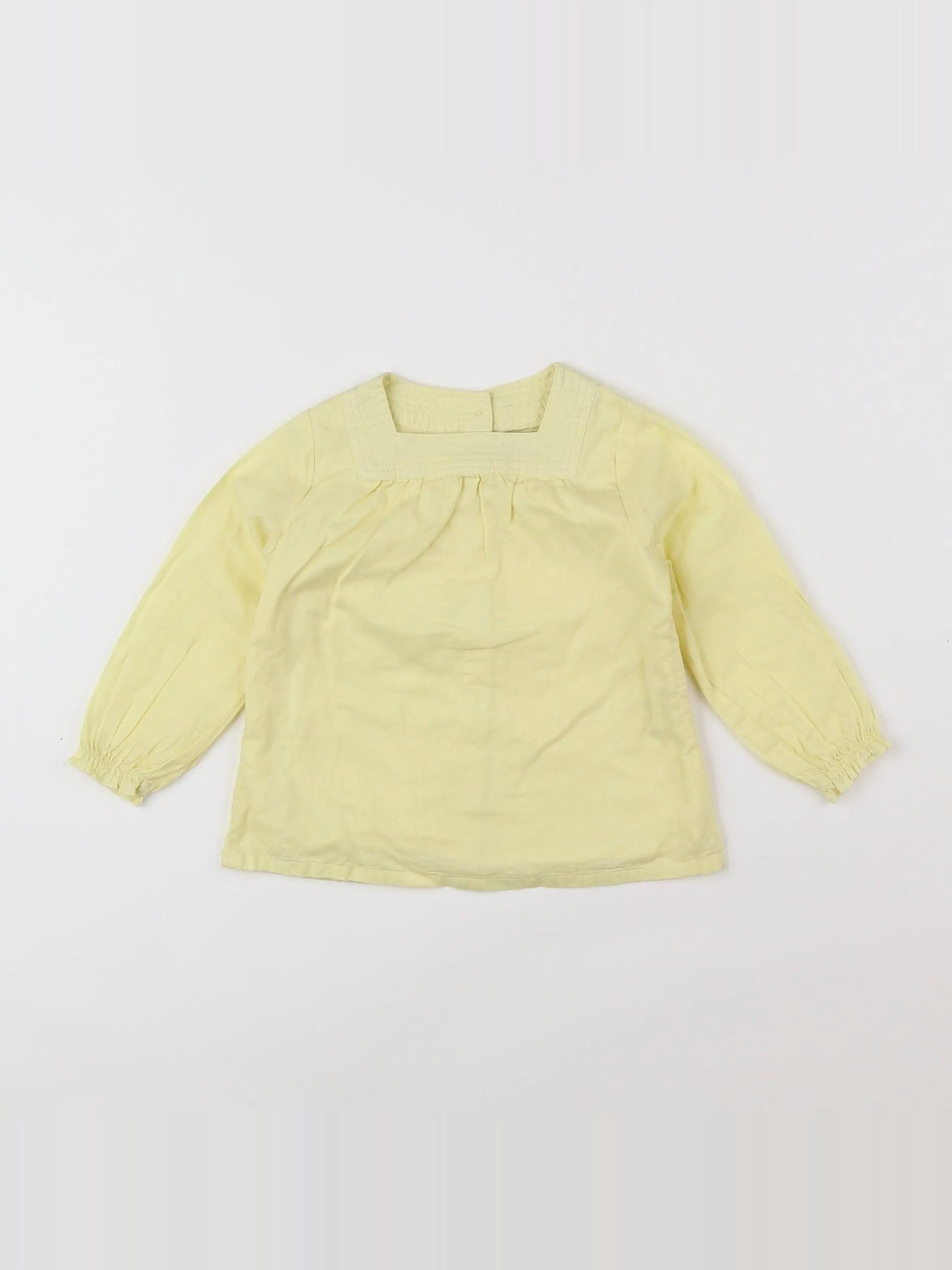 Tape à l'oeil - blouse jaune - 9 mois