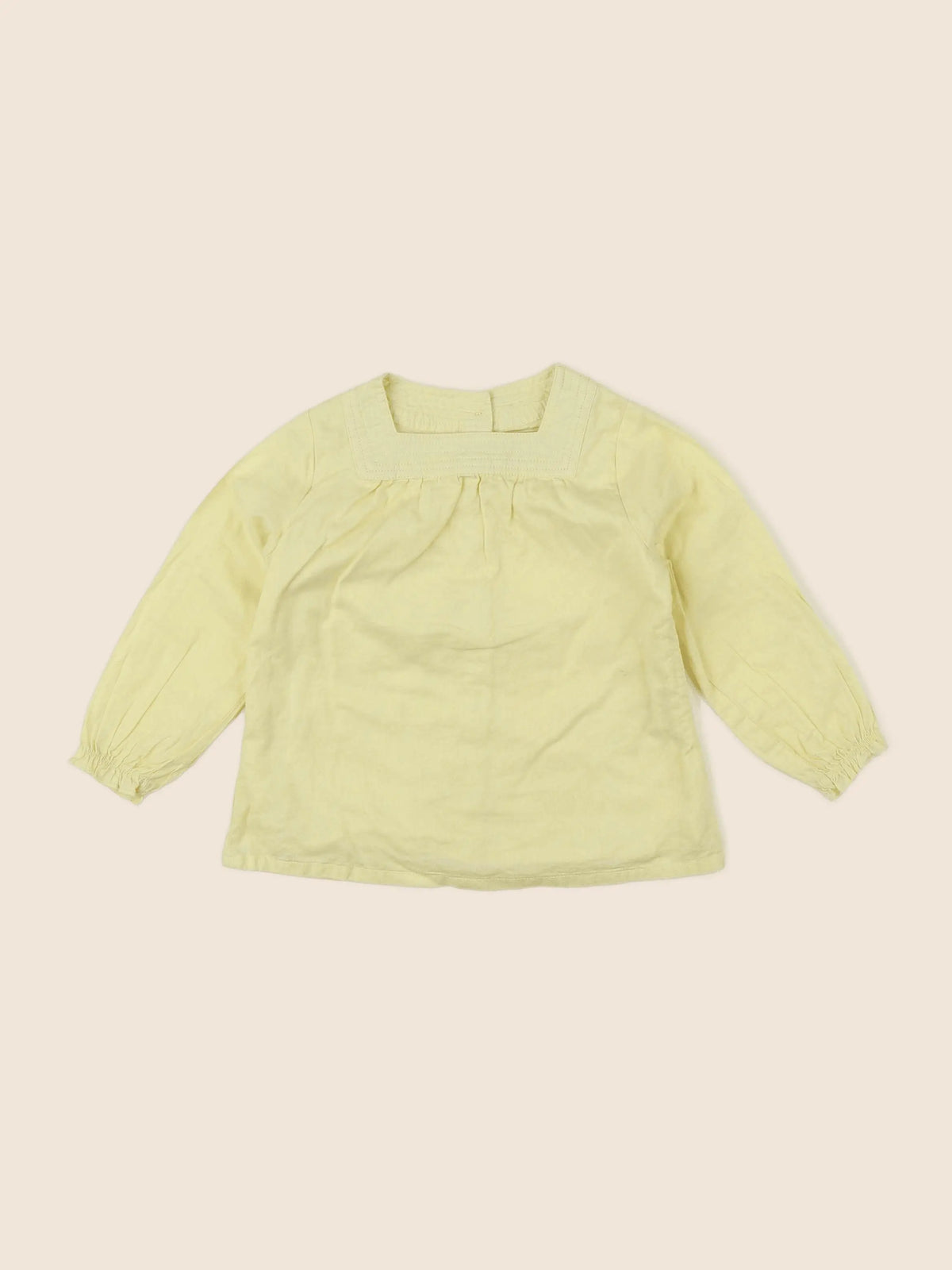 Tape à l'oeil - blouse jaune - 9 mois