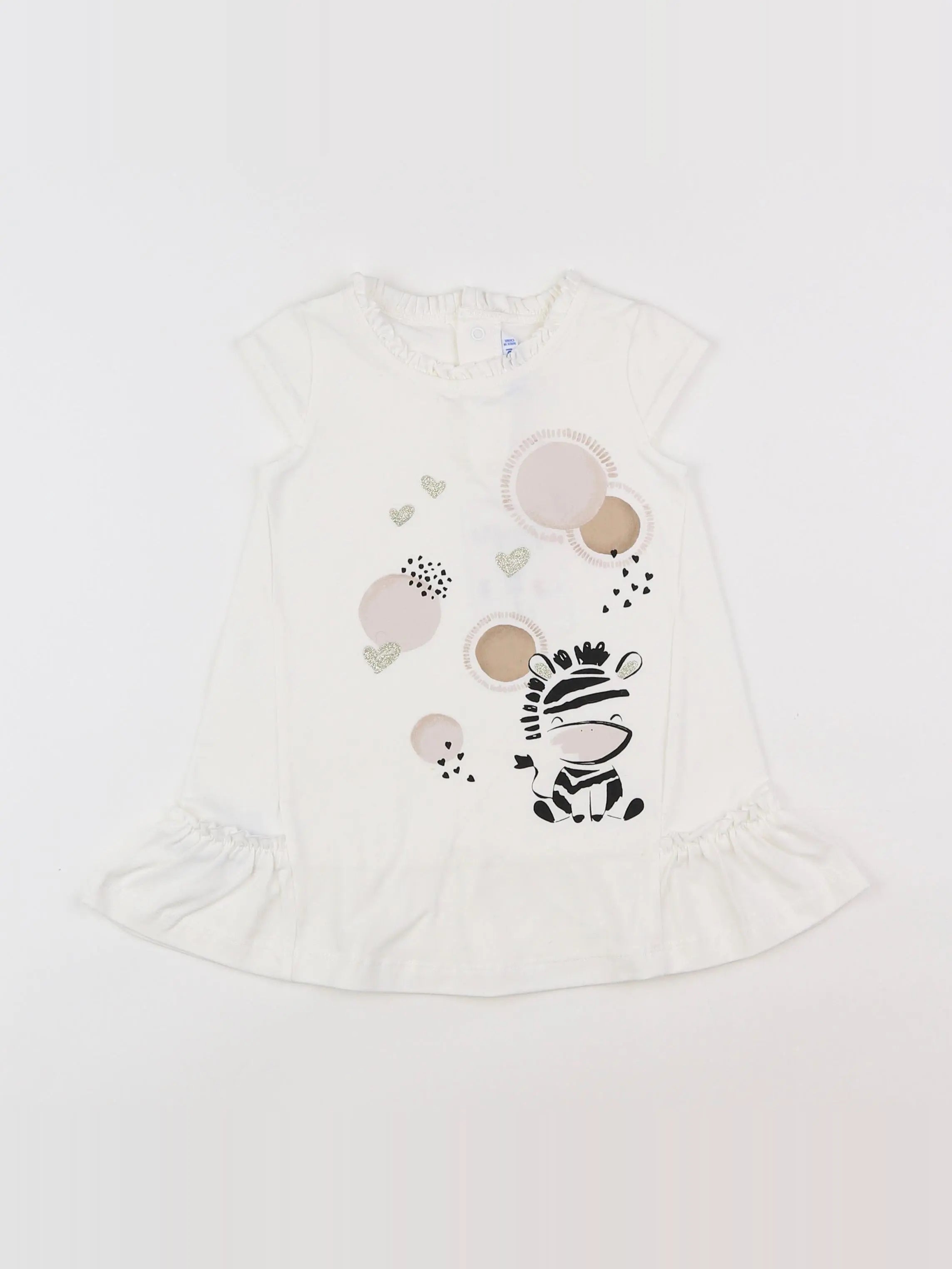 Mayoral - robe blanc - 12 mois