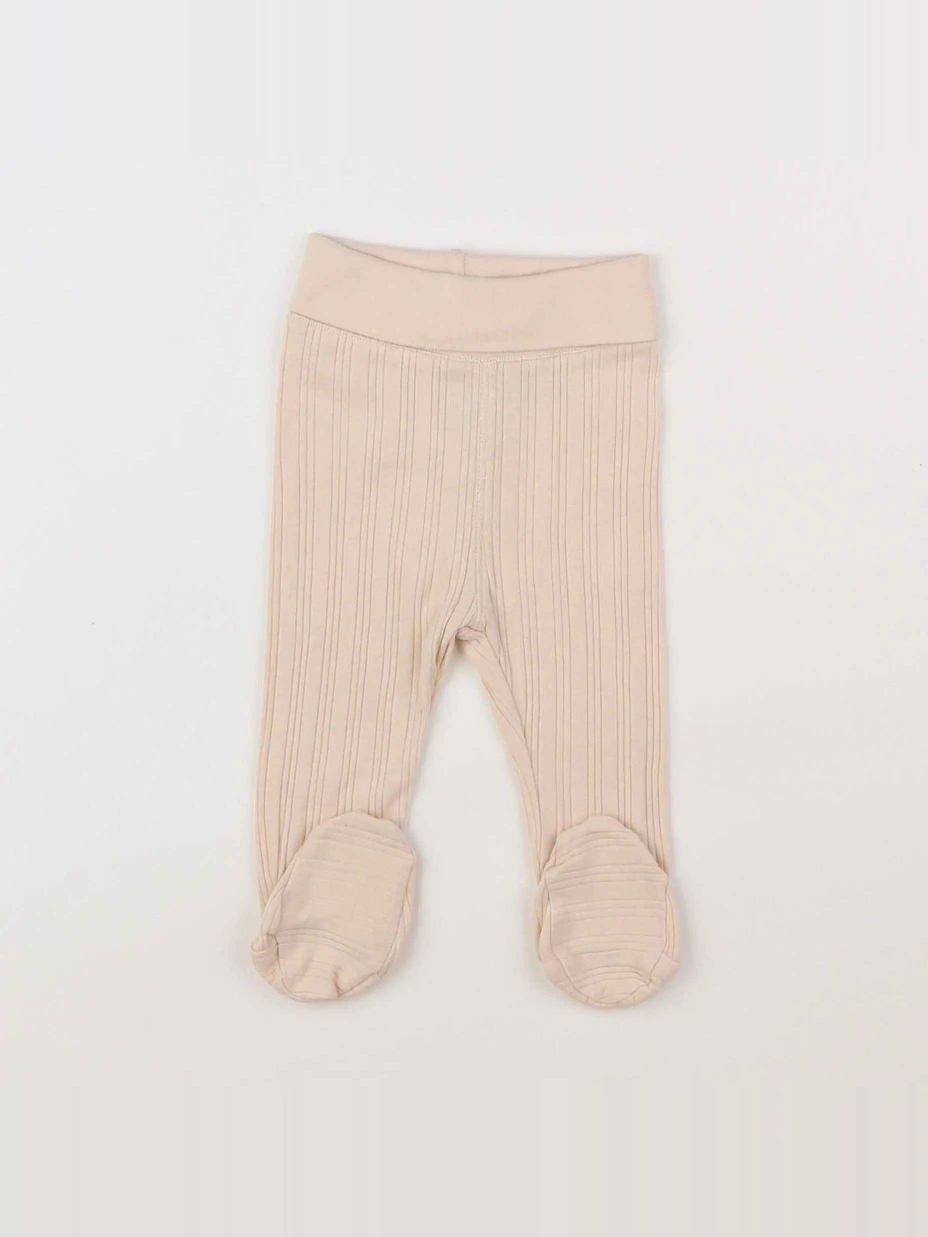 H&M - legging beige - 3 mois