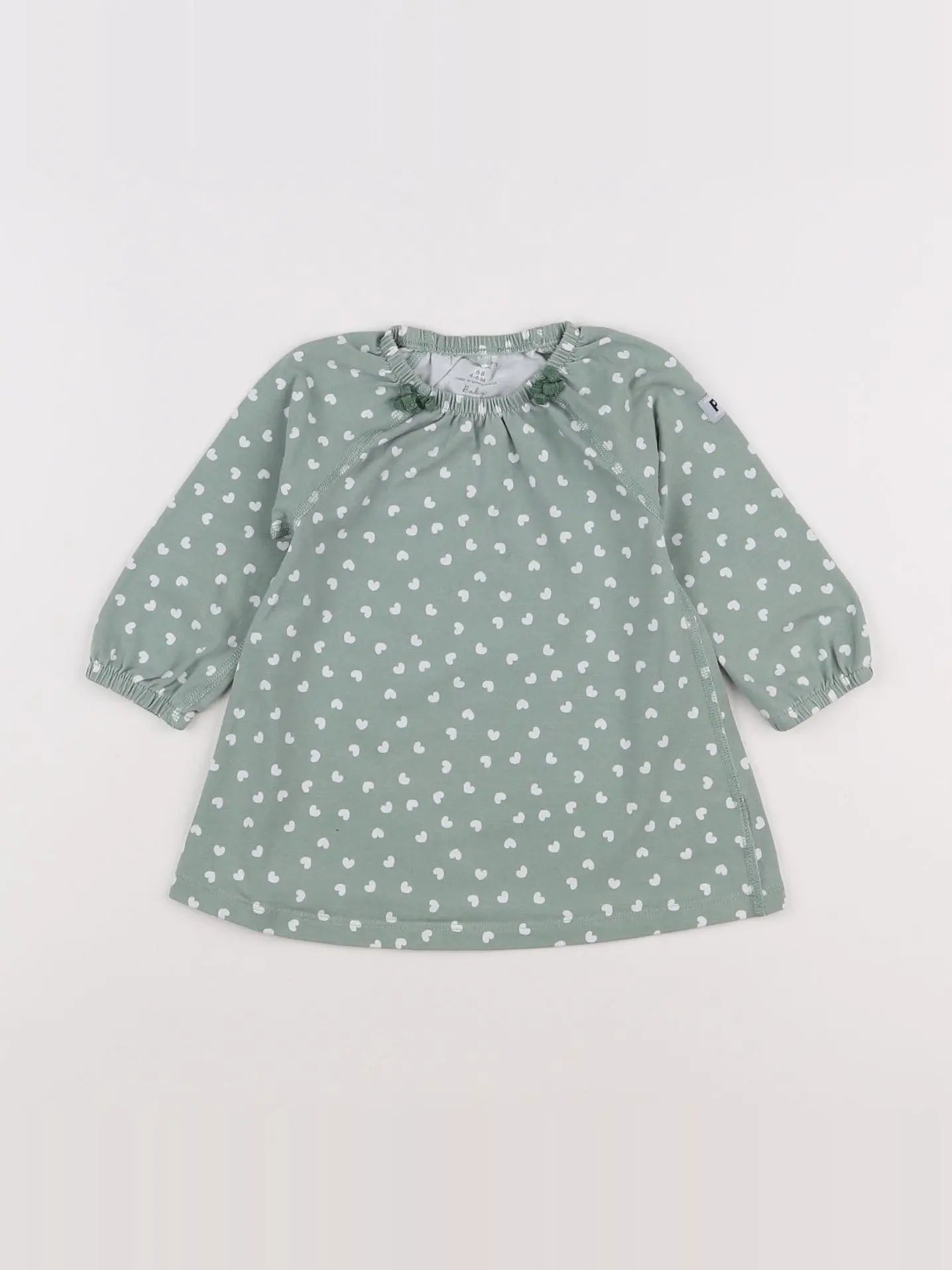 Polarn O. Pyret - robe vert - 3/6 mois
