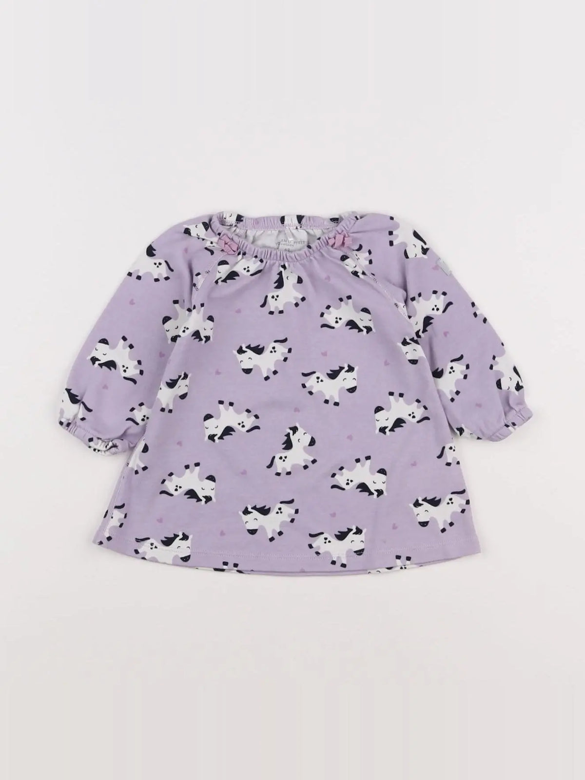 Polarn O. Pyret - robe violet - 2/4 mois